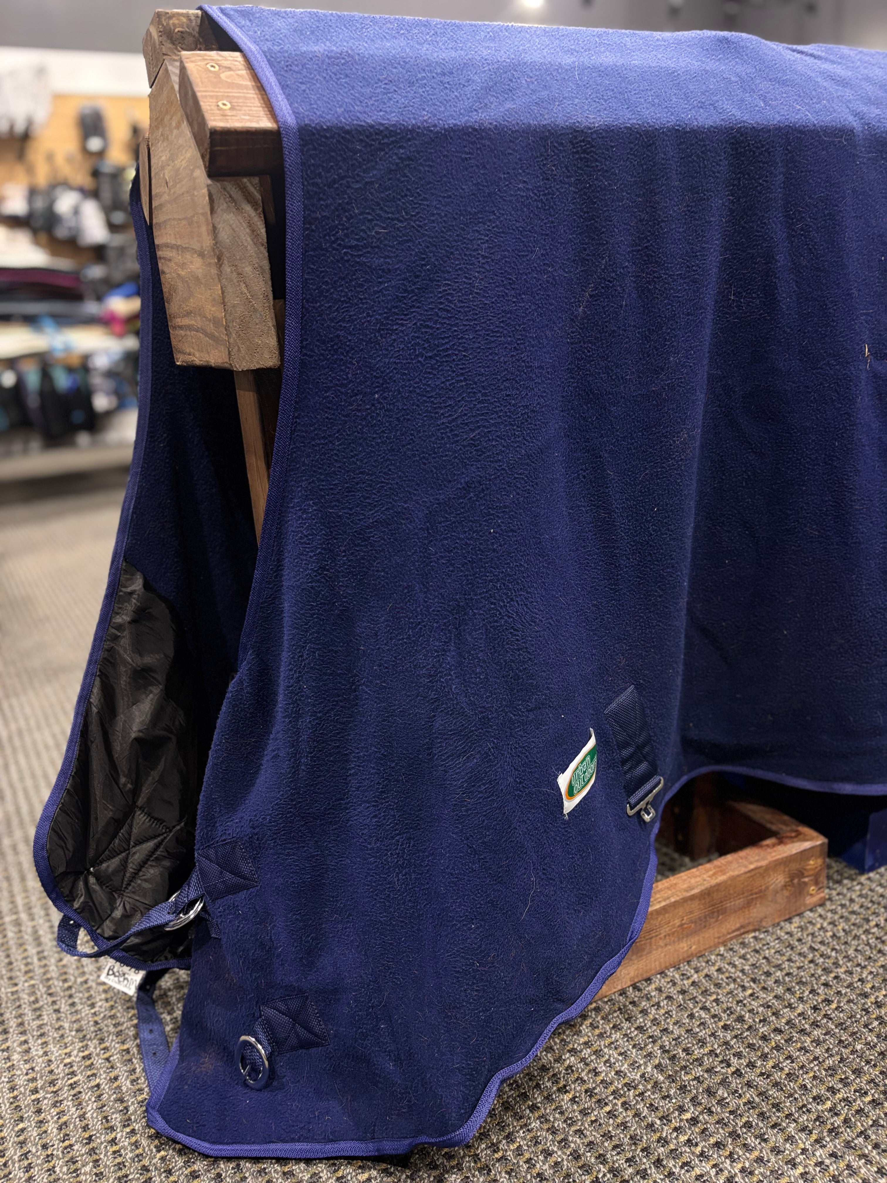 Used 76-78" Navy Fleece Cooler