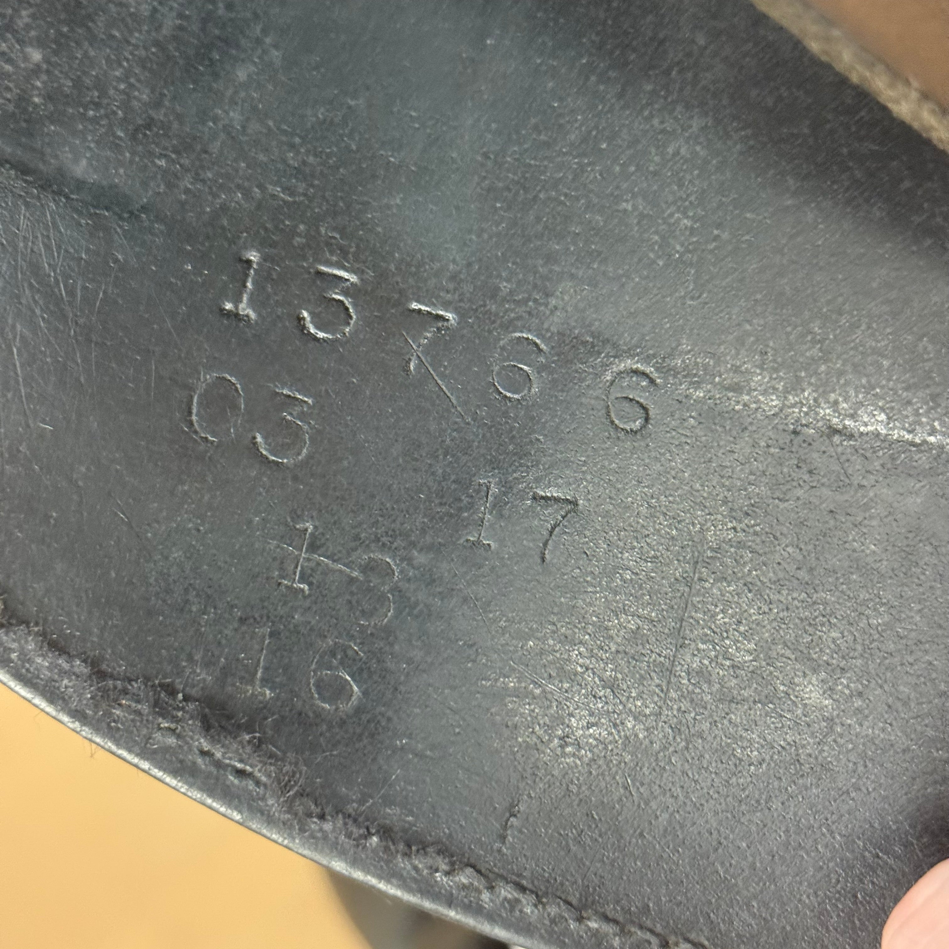 Used Custom Saddlery Wolfgang Solo Dressage Saddle 17" Medium Wide Tree