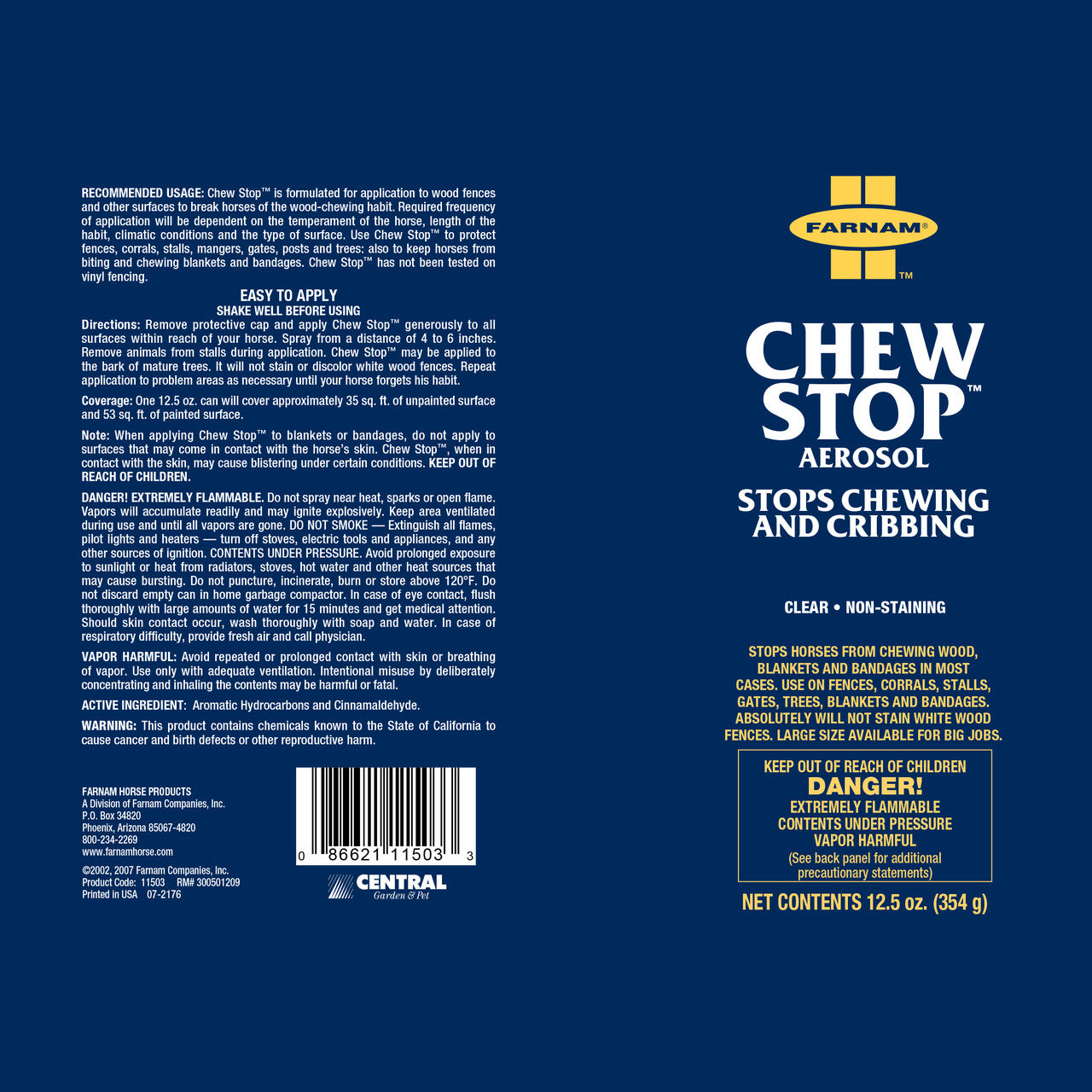 Chew Stop Aerosol Spray - sku to order - 2869