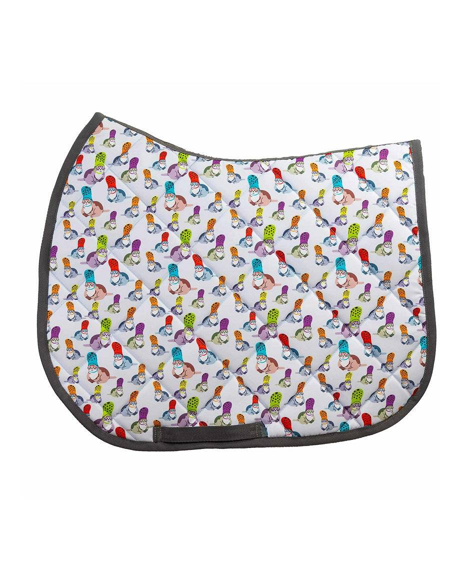 Dreamers & Schemers All Purpose Saddle Pad - Croc Cat