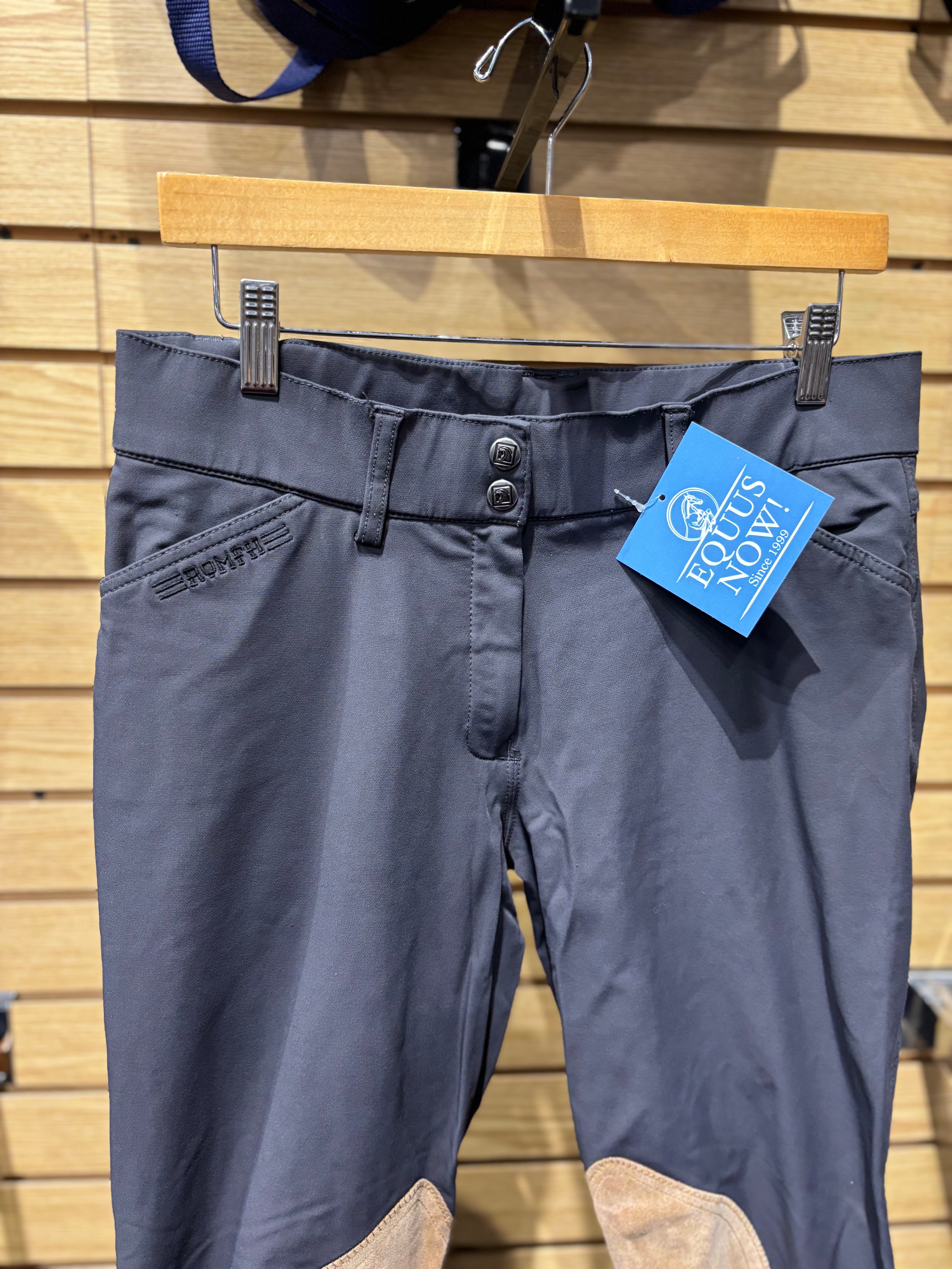 Used Romfh 30R Dark Grey Knee Patch Breeches