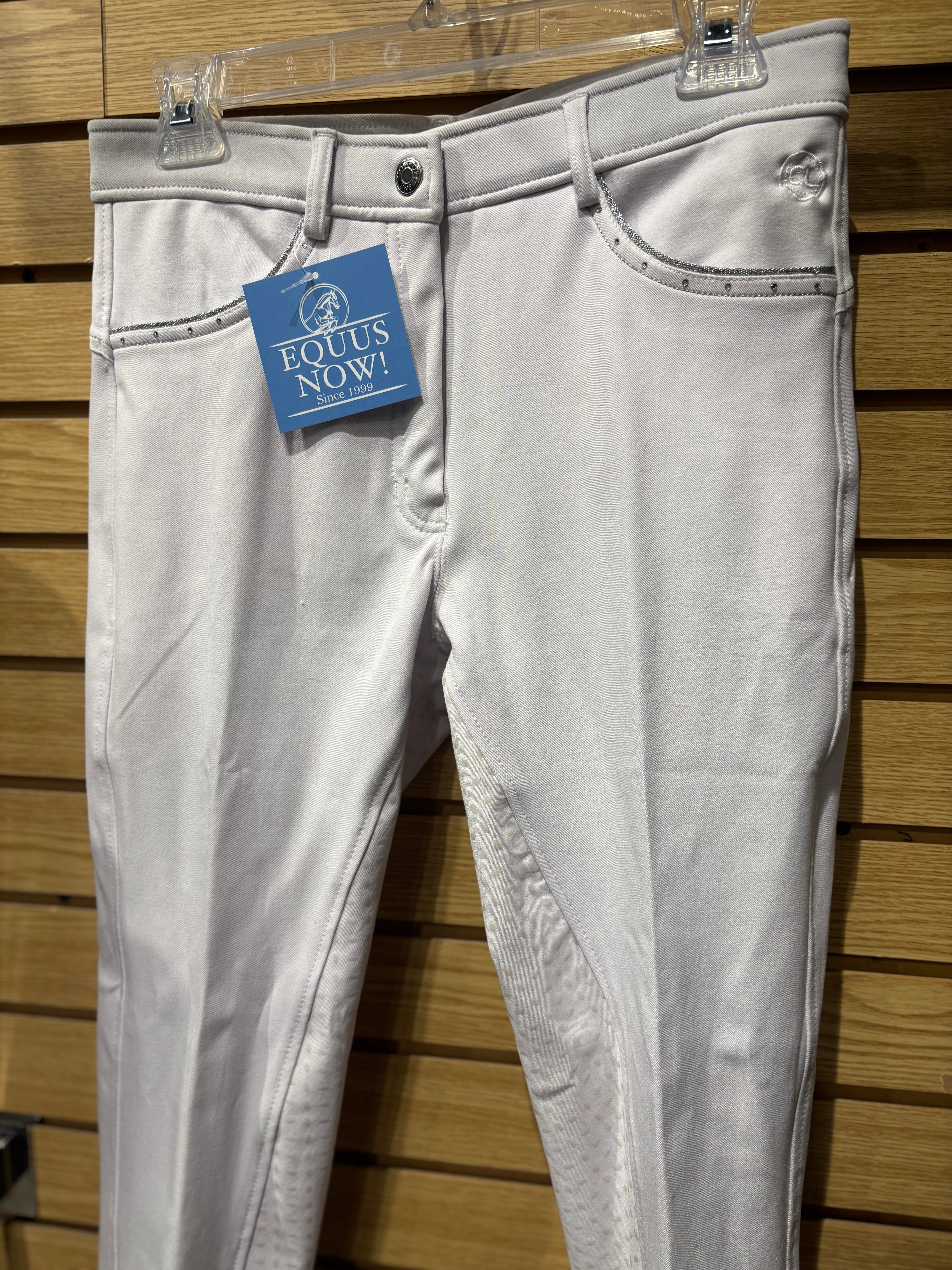 Used 42 (US 30) Comfort Line White Full Seat Breeches