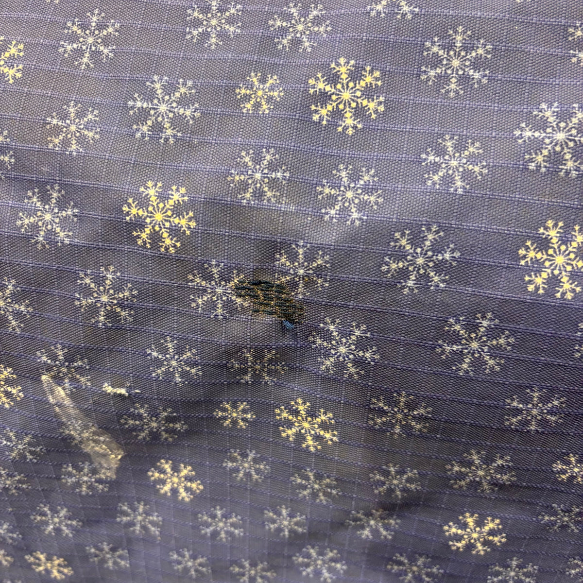 Used 69" Blue Snowflake Weatherbeeta Medium Turnout Blanket