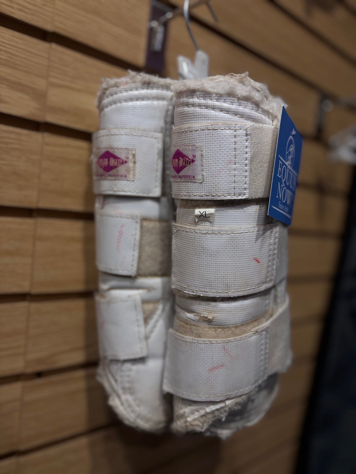 Used X-Large White Pelham Splint Boots - Set of 4