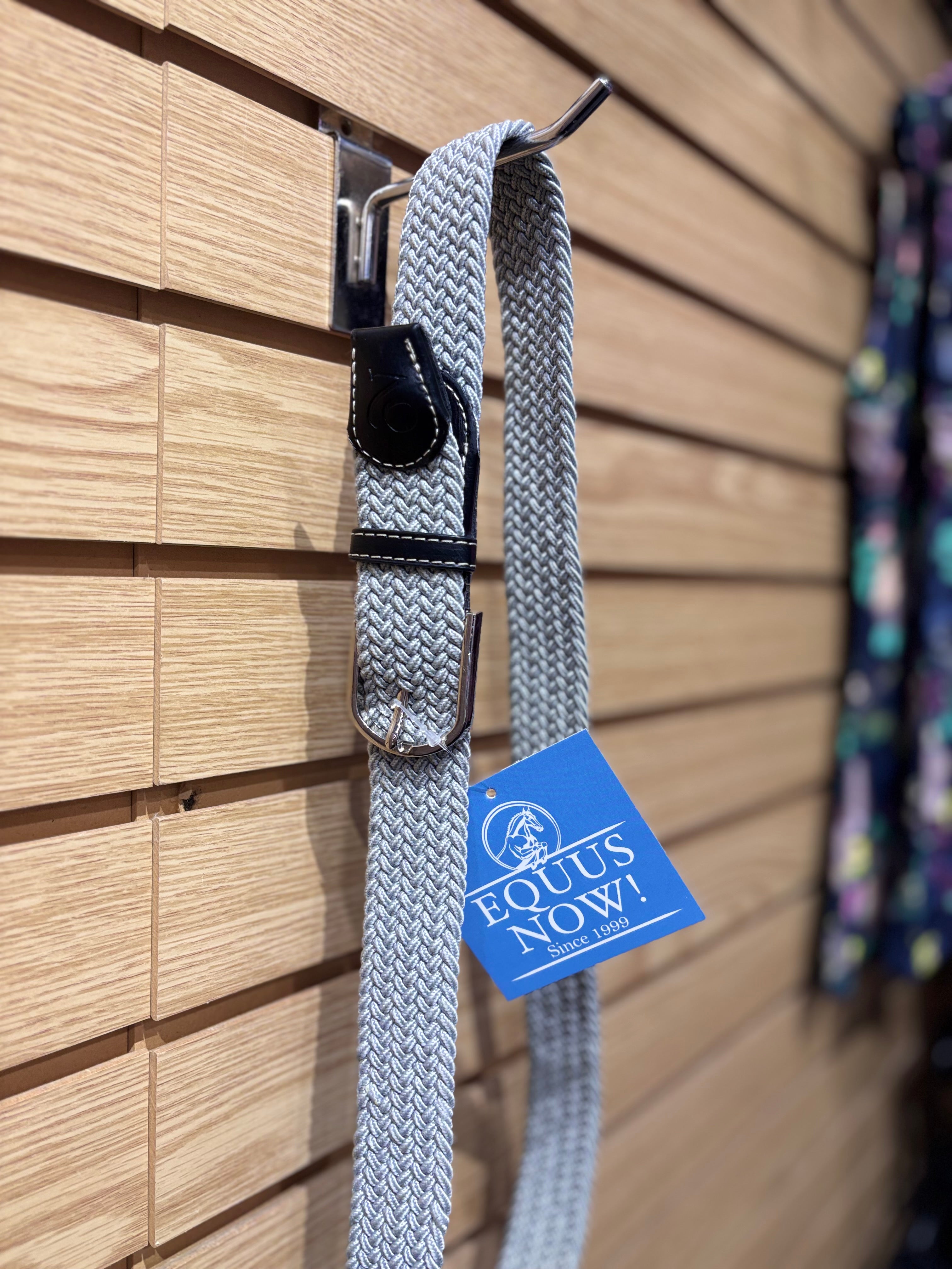 Used Medium Grey Ovation Braided Belt