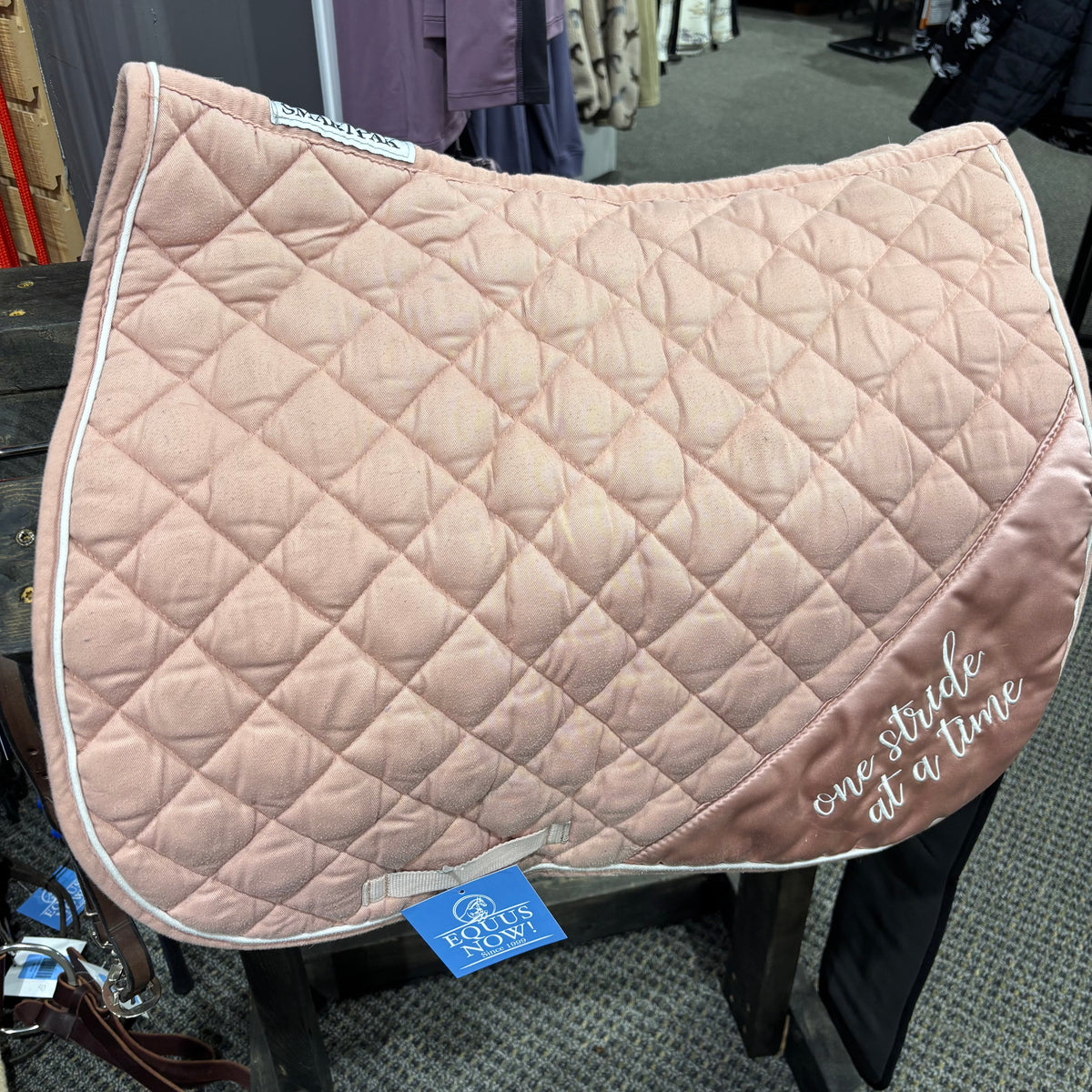 Used Full Blush Pink SmartPak Saddle Pad