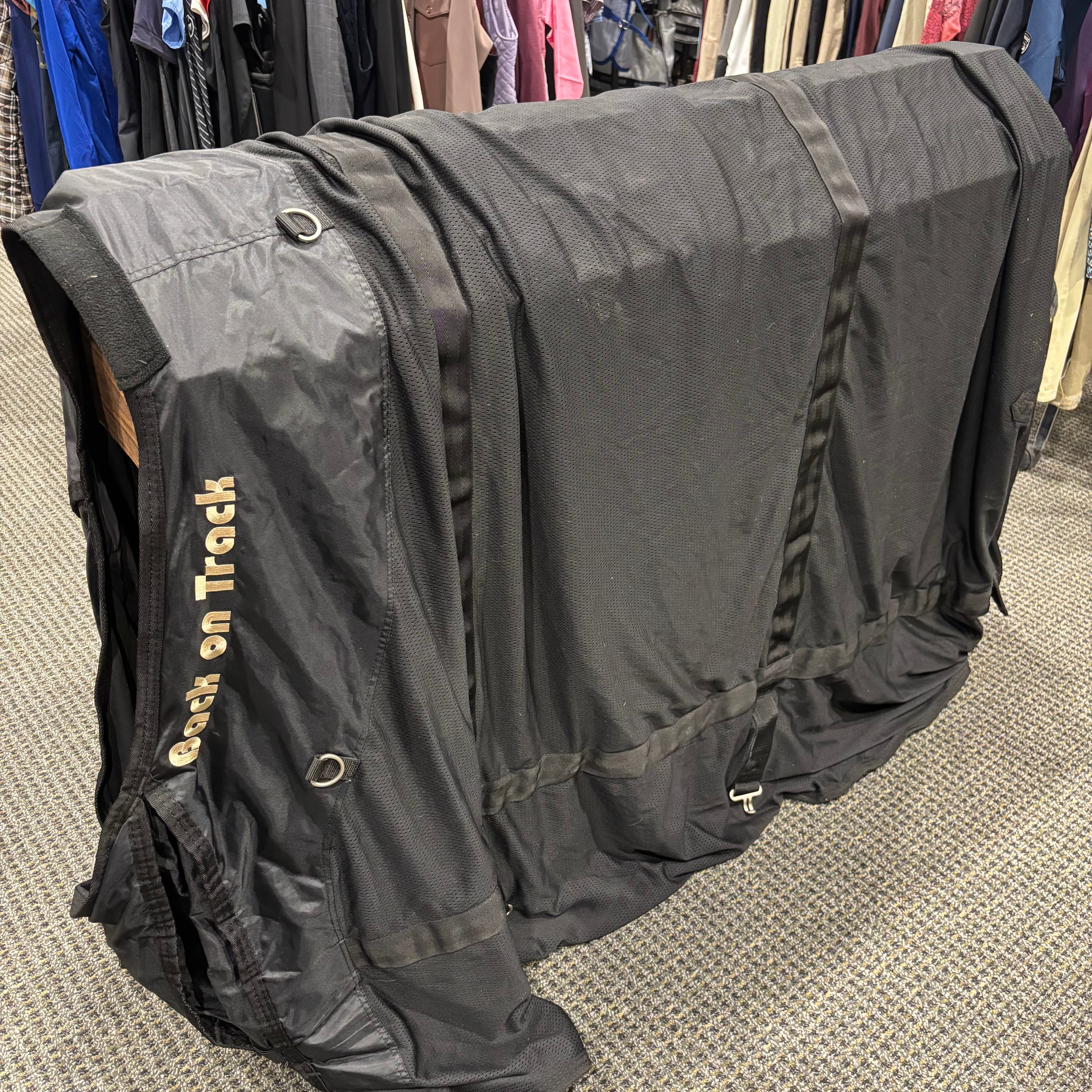 Used 87" Back on Track Mesh Sheet Black