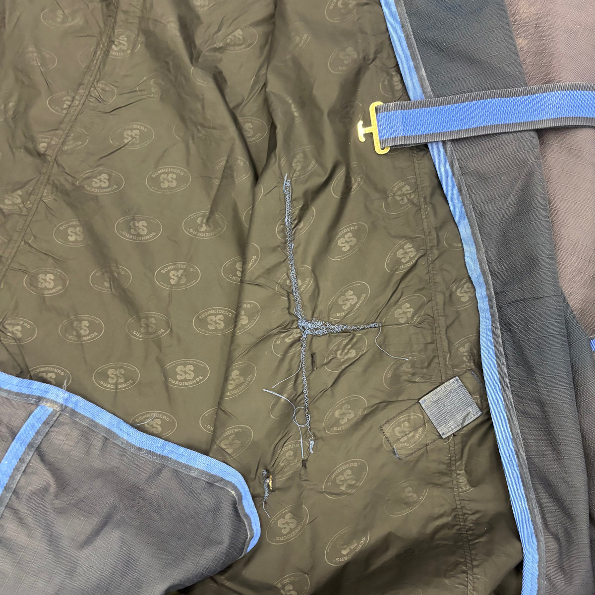 Used 86 Navy w/blue piping Turnout Sheet