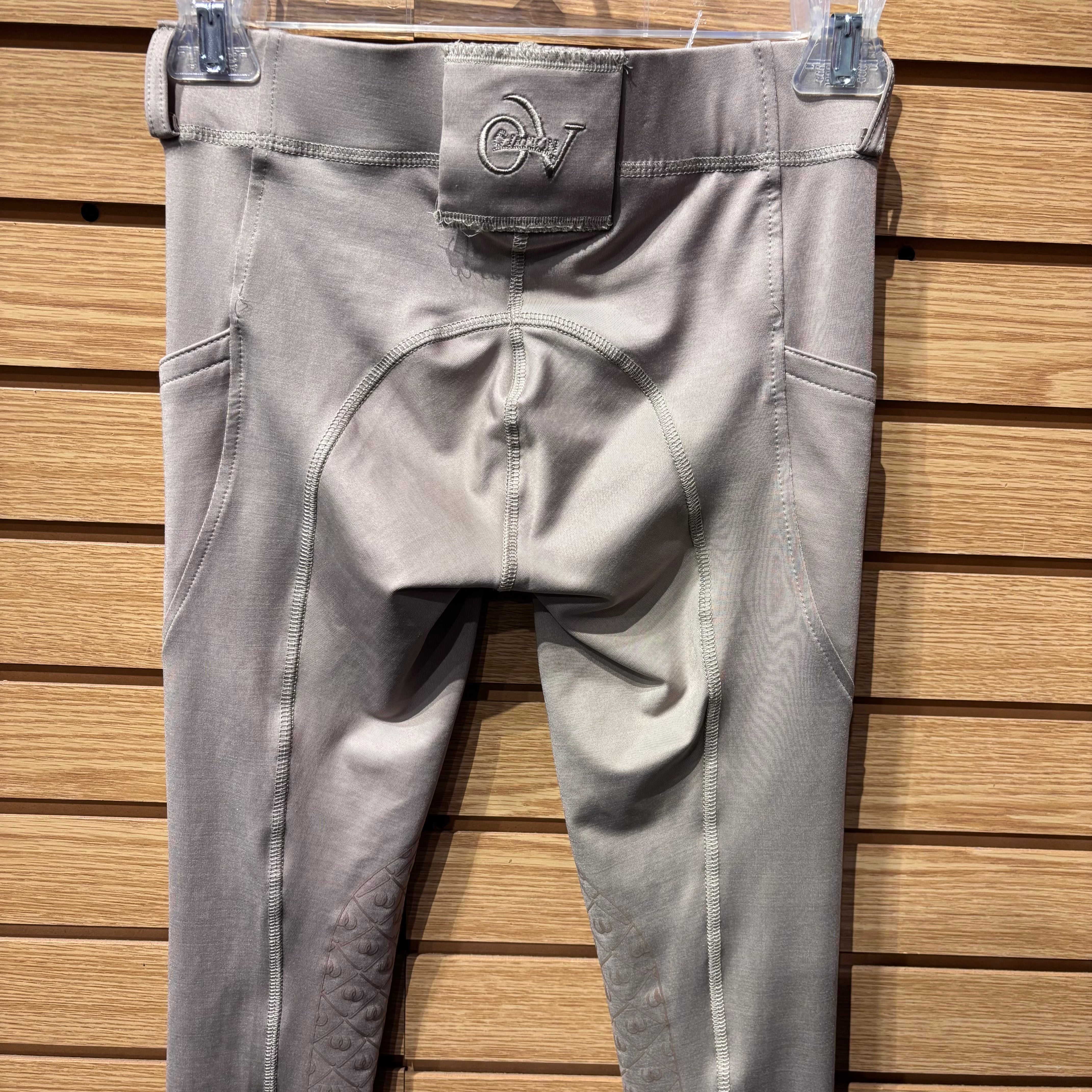Used Youth XL Tan Ovation Riding Tights
