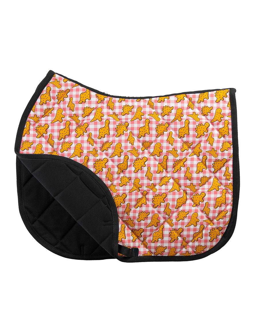 Dreamers & Schemers All Purpose Saddle Pad - Dino Nuggies