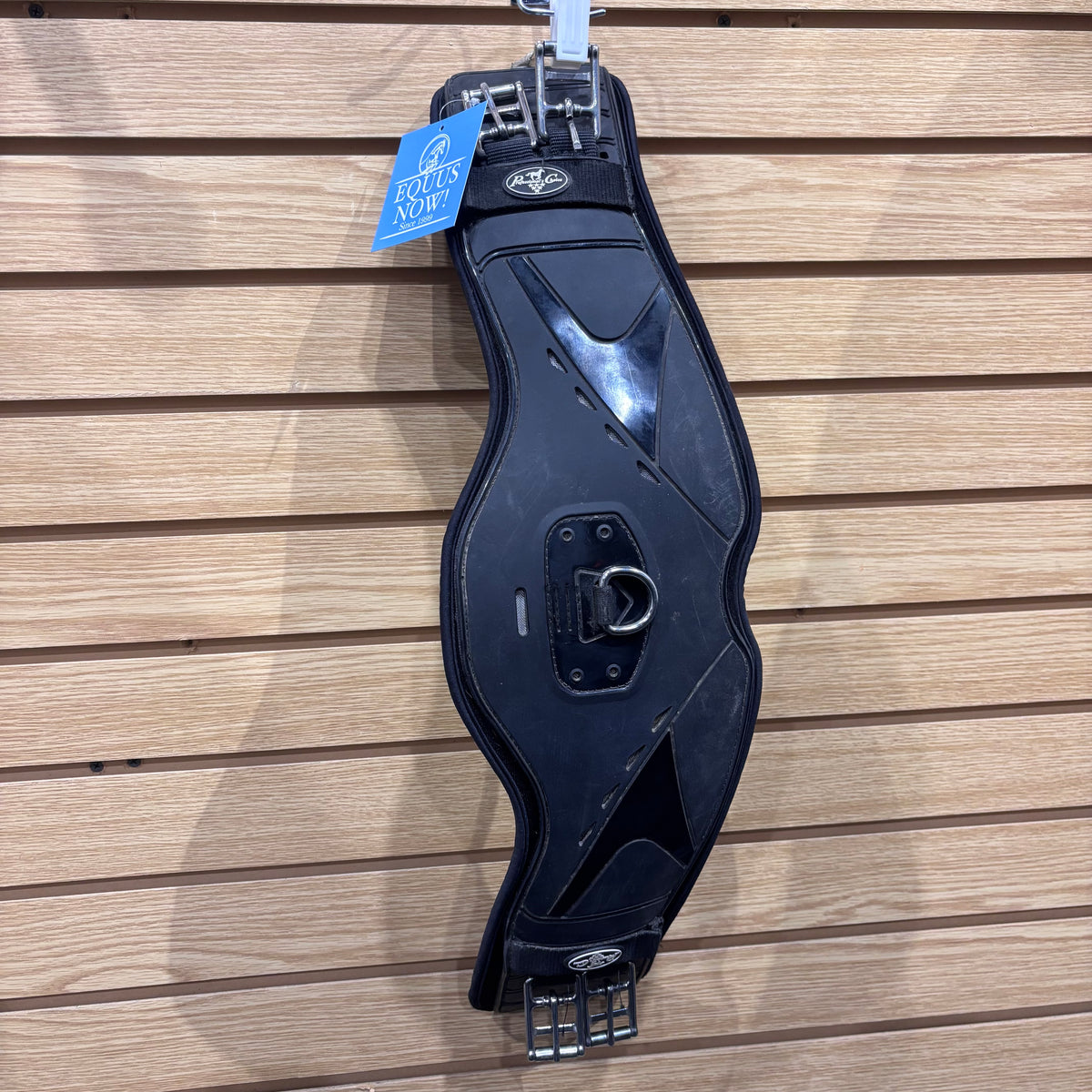 Used 24" Black Professionals Choice Contour Dressage Girth