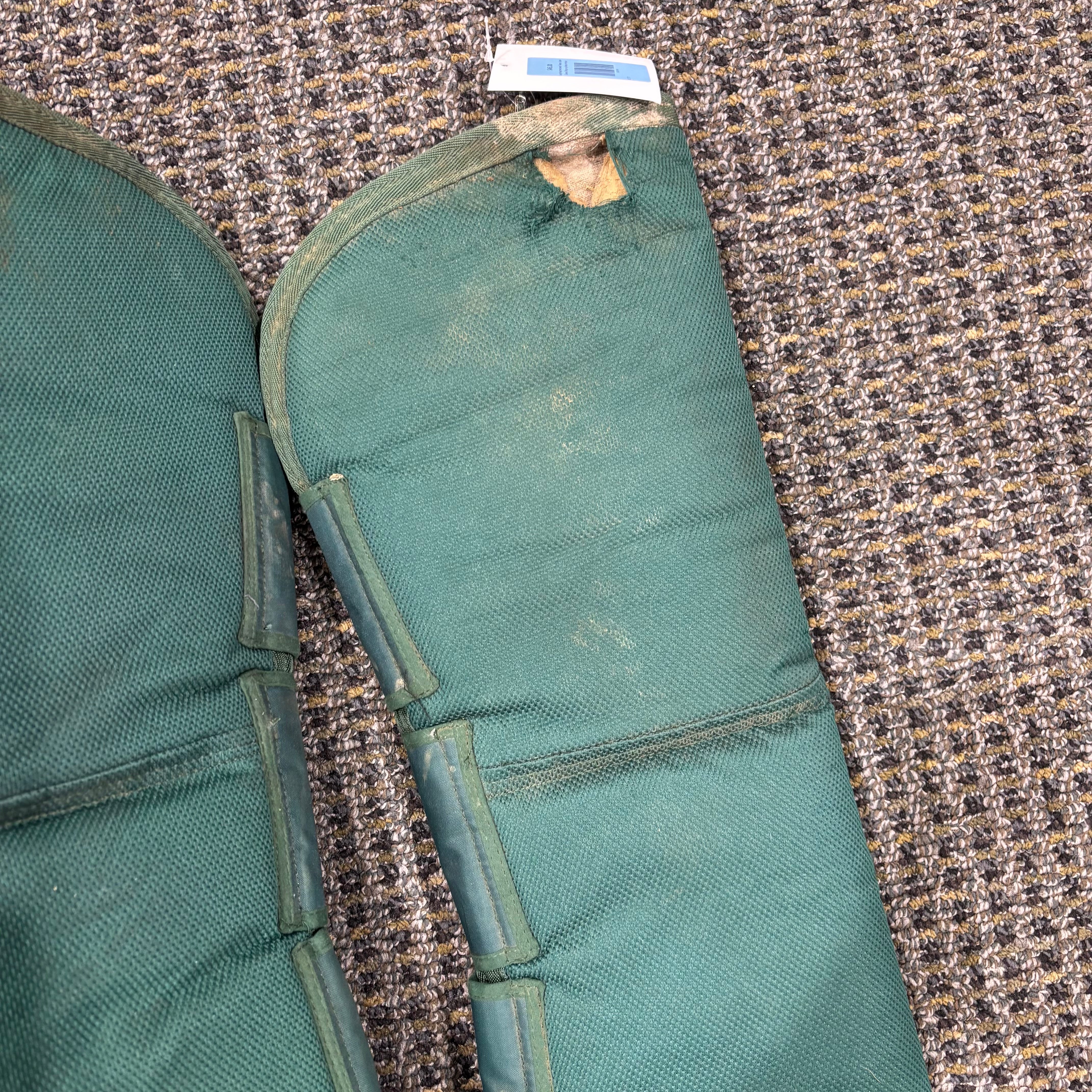 Used Weatherbeeta Fleece Lined Green Shipping Boots Horse