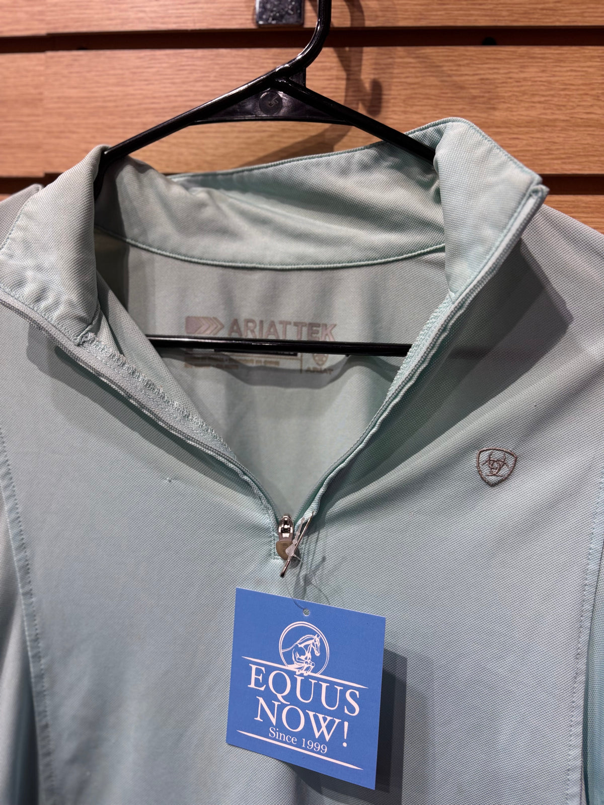 Used Large Teal AriatTek Sun Shirt