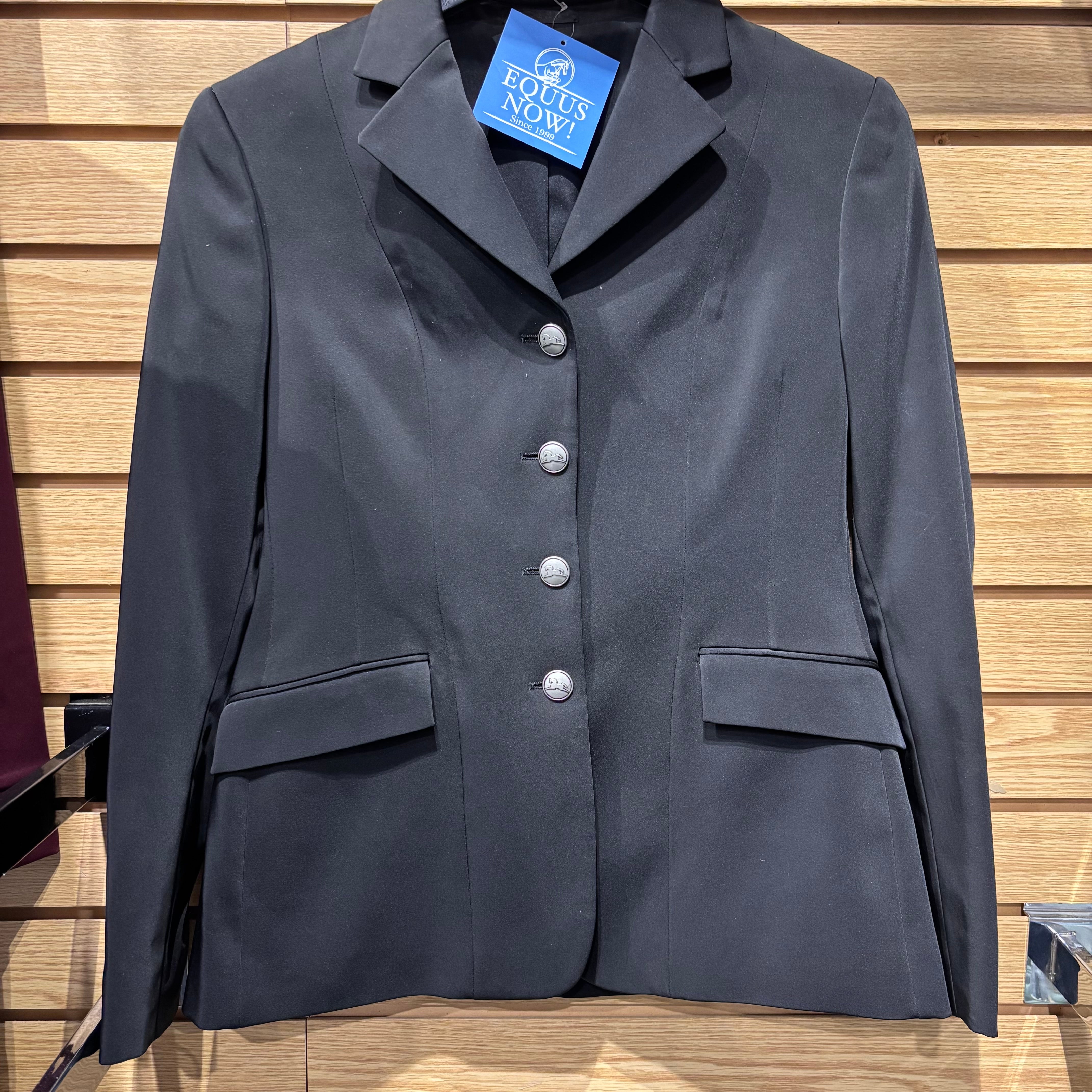 Used 2R Black RJ Classics Xtreme Washable Show Coat