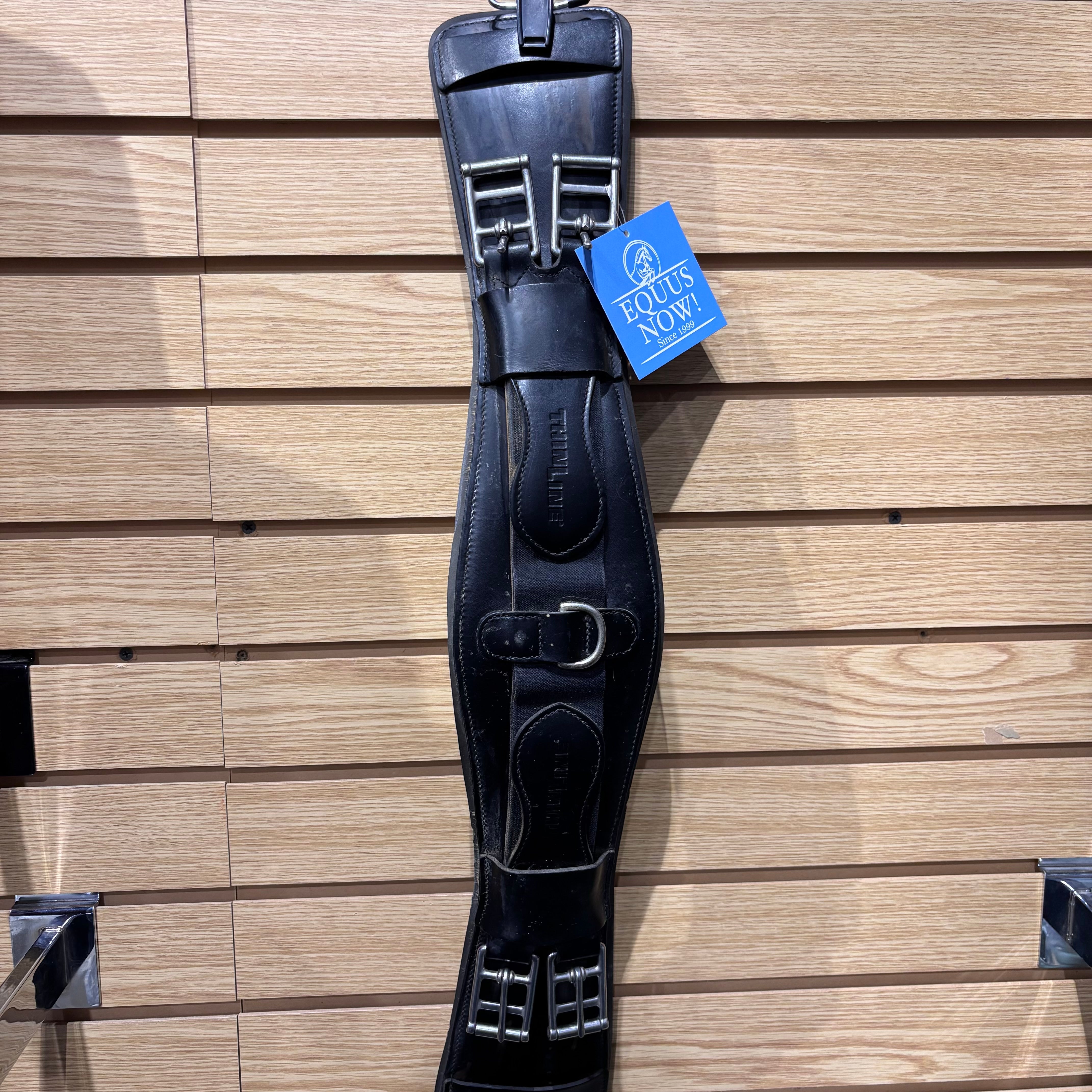 Used 20" Black Thinline Dressage Girth