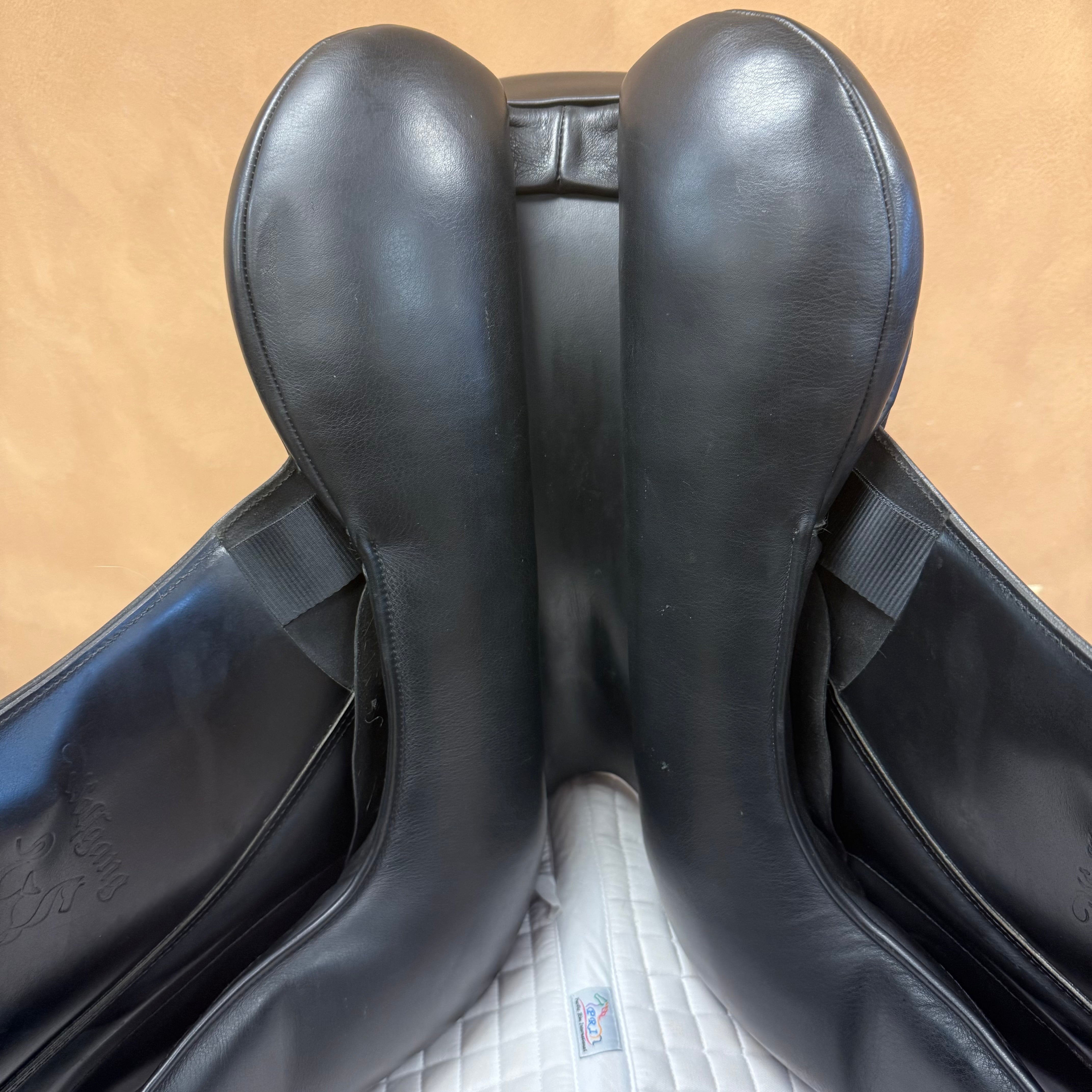 Used Custom Saddlery Wolfgang Solo Dressage Saddle 17" Medium Wide Tree