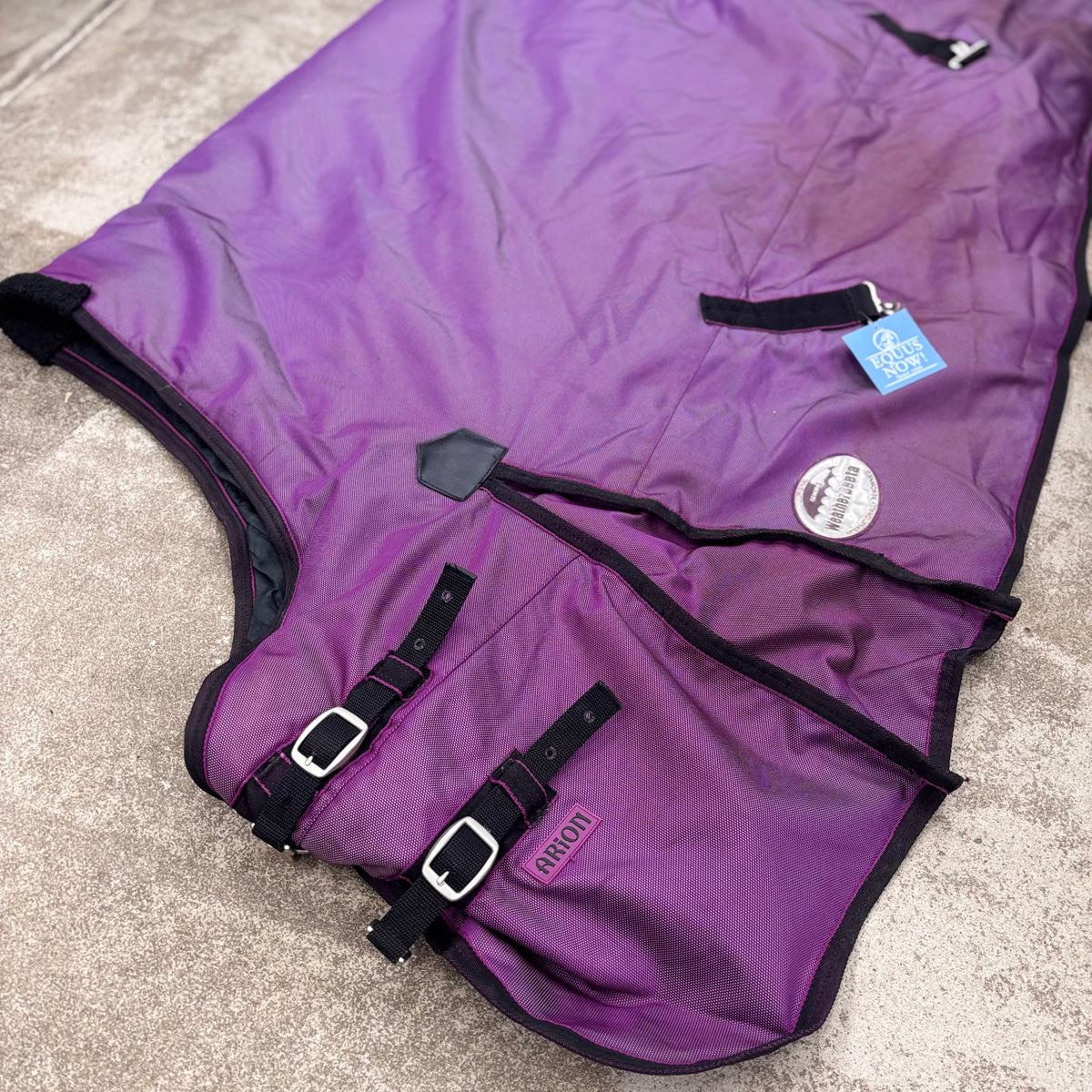 Used 81" Purple Weatherbeeta Turnout Blanket- Heavy