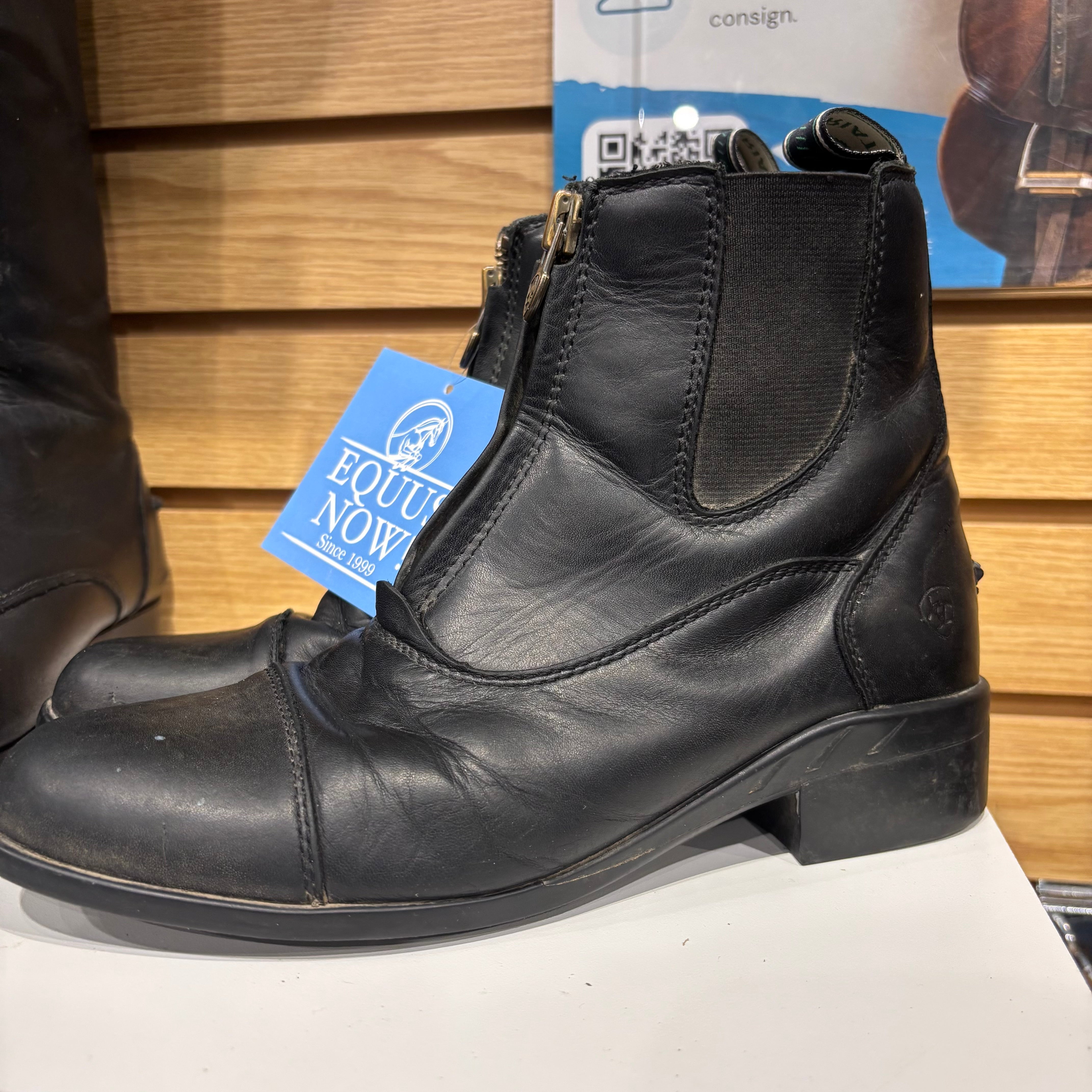 Used 4 Black Ariat Heritage Paddock Boots