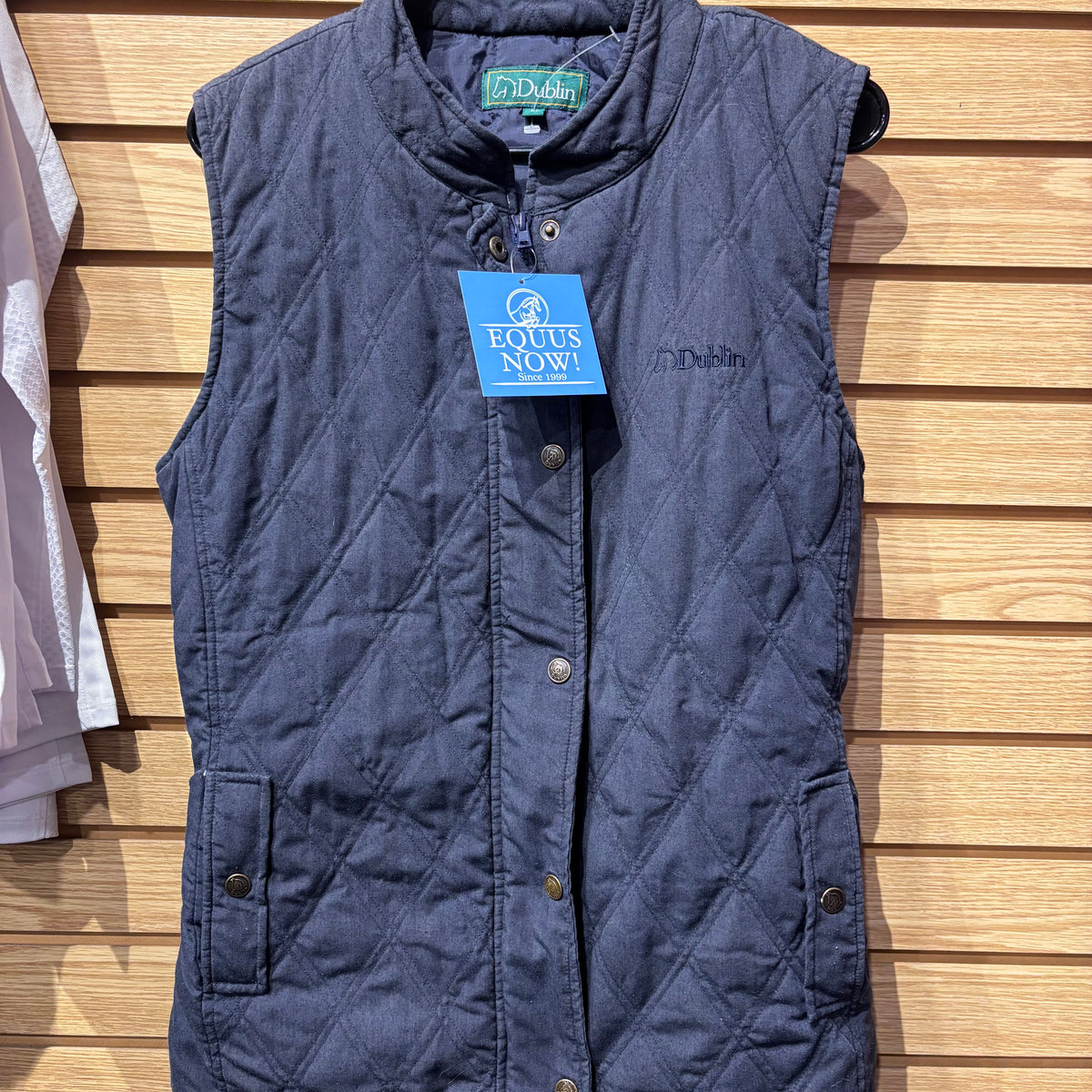 Used Medium Navy Dublin Quilted Vest