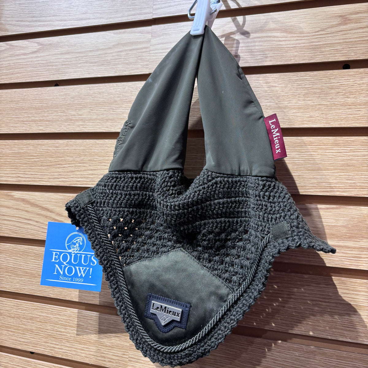 Used Large Green LeMieux Fly Bonnet