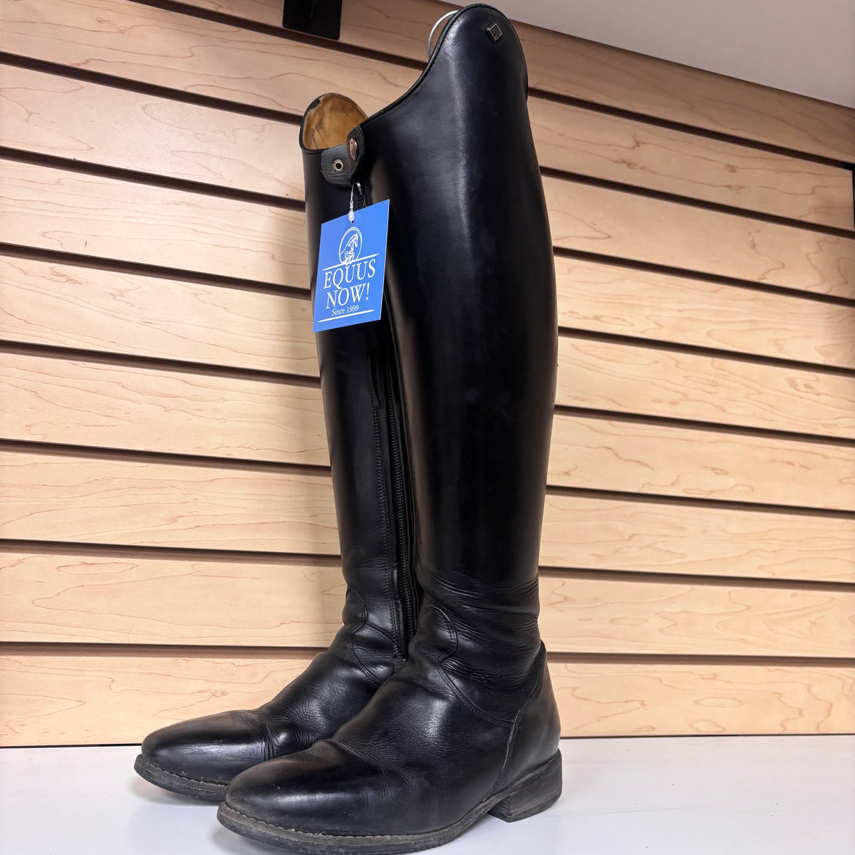 Used Euro 36 Black DeNiro Tiziano Dressage Tall Boots Tall/Slim