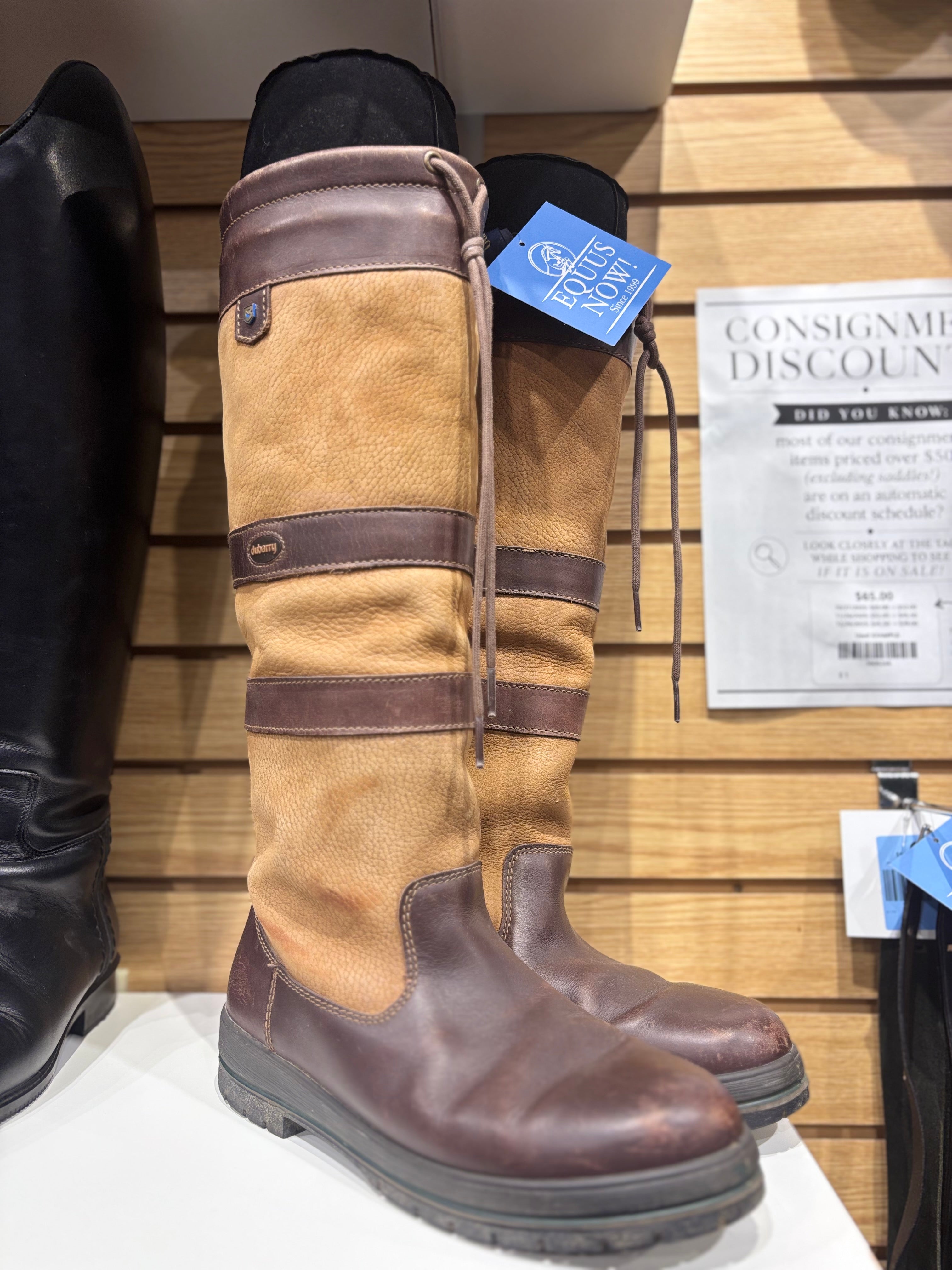Used 40 Dubarry of Ireland Brown Country Boots