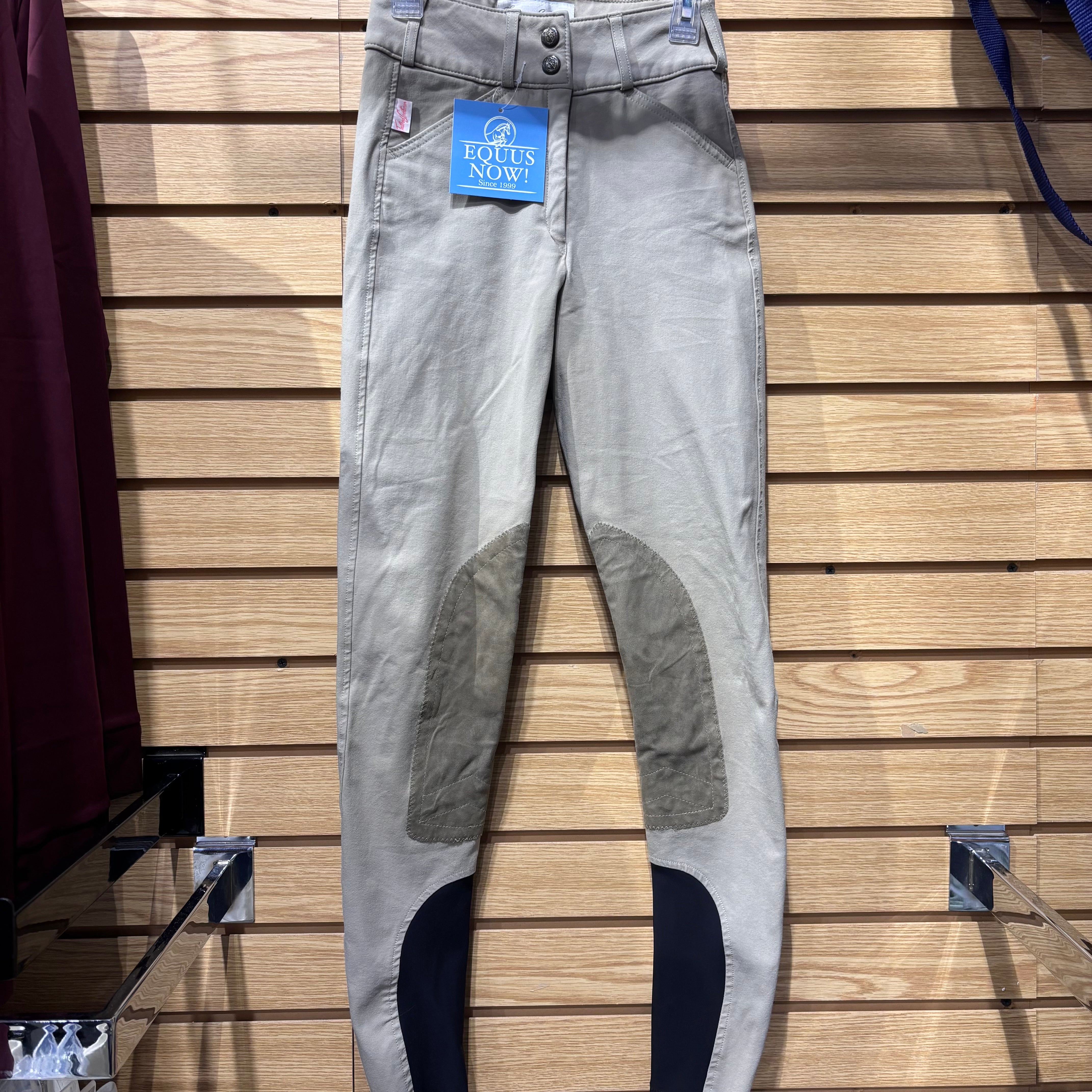 Used 22 Tan Tailored Sportsman Knee Patch Breeches
