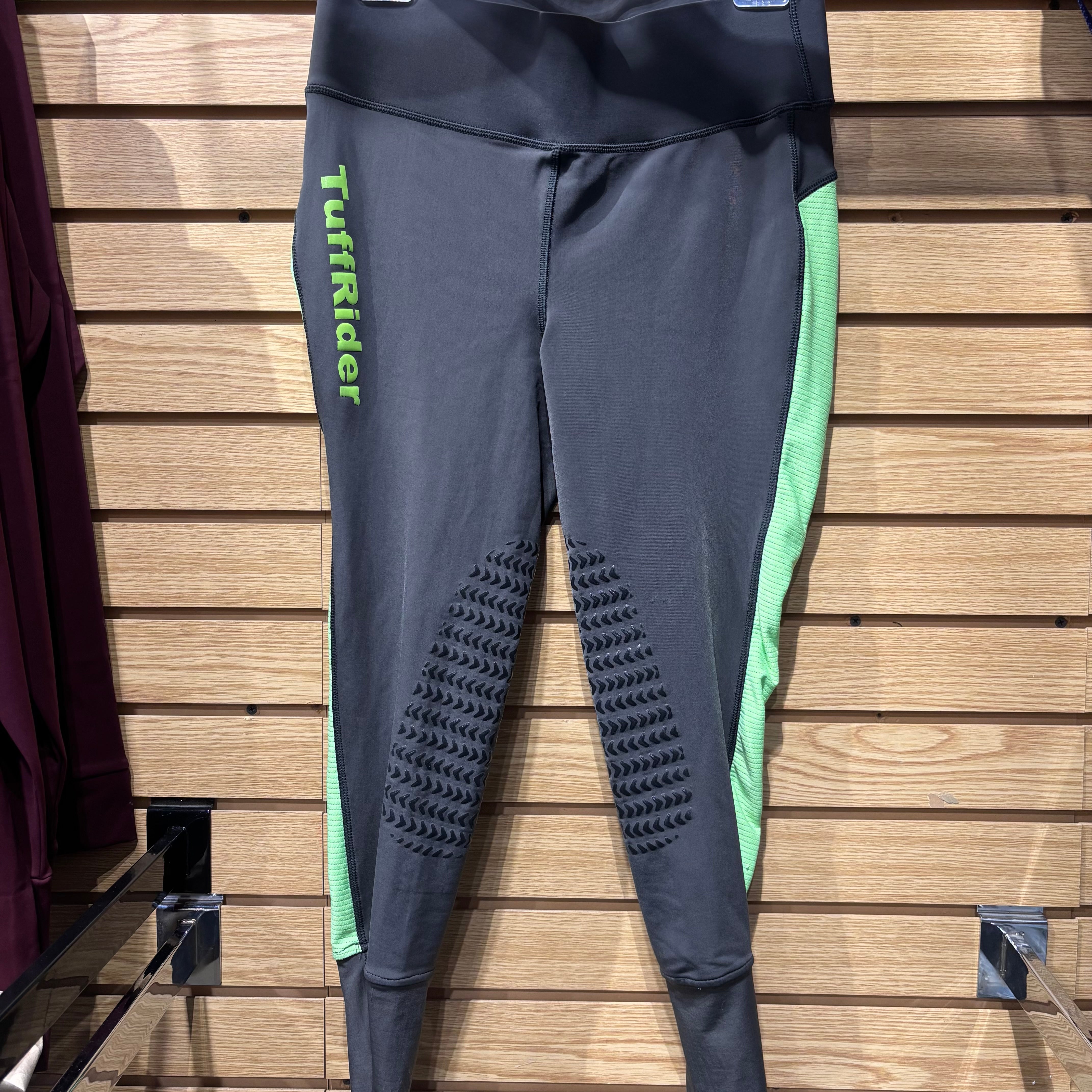 Used Large Green/Lime TuffRider Tights
