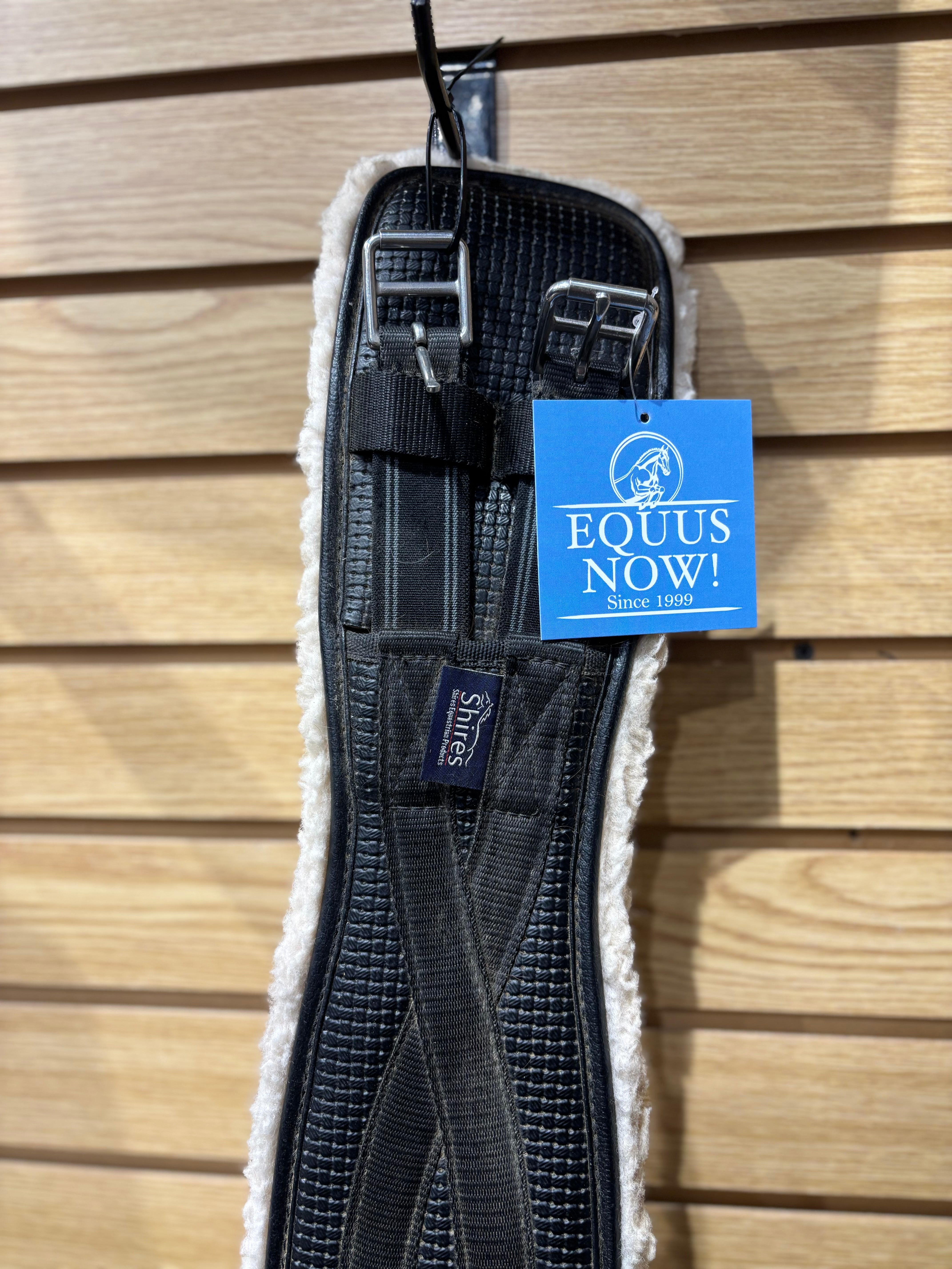 Used Shires 30" Black Fleece Dressage Girth