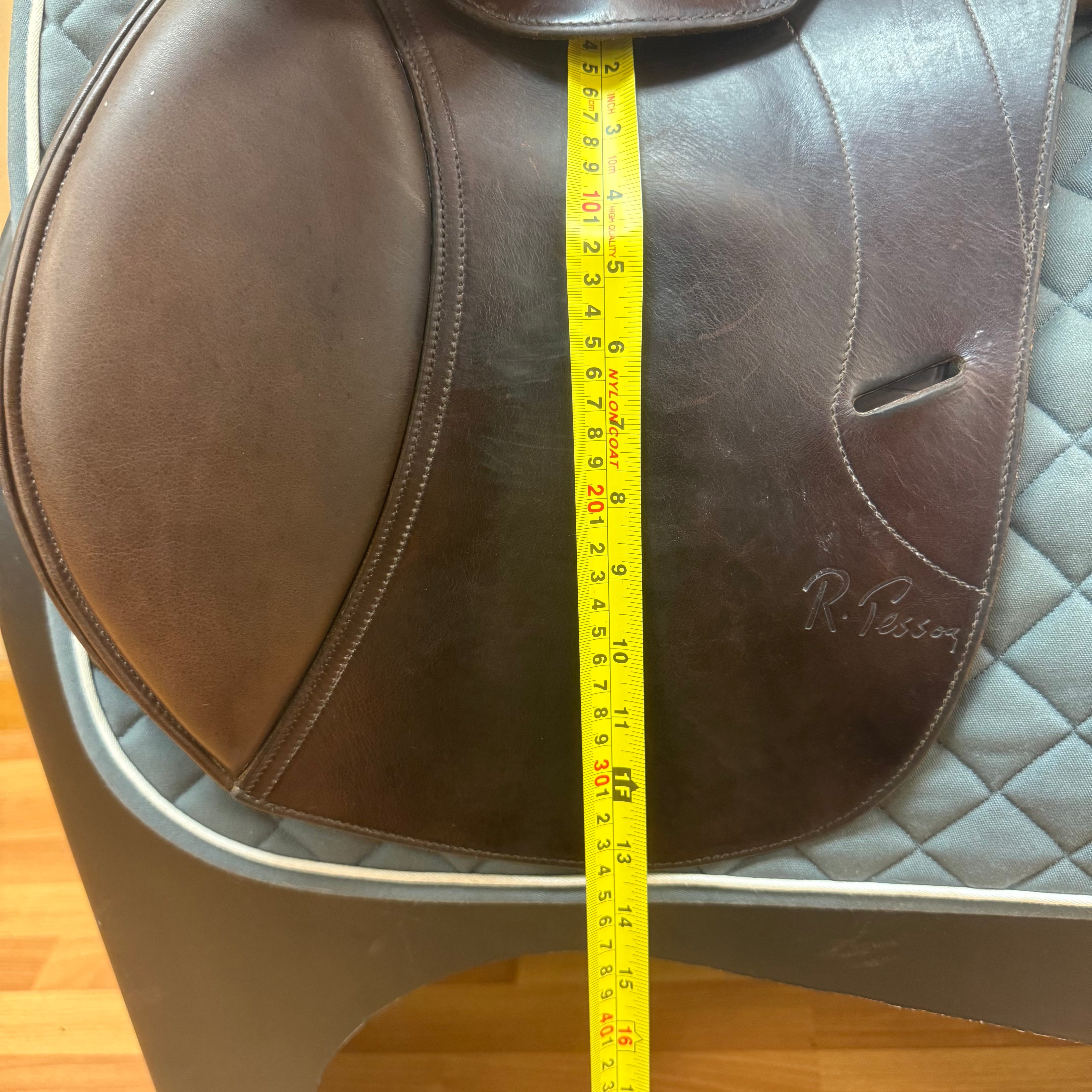 Used Pessoa Gen X Jump Saddle 17" Adjustable Tree