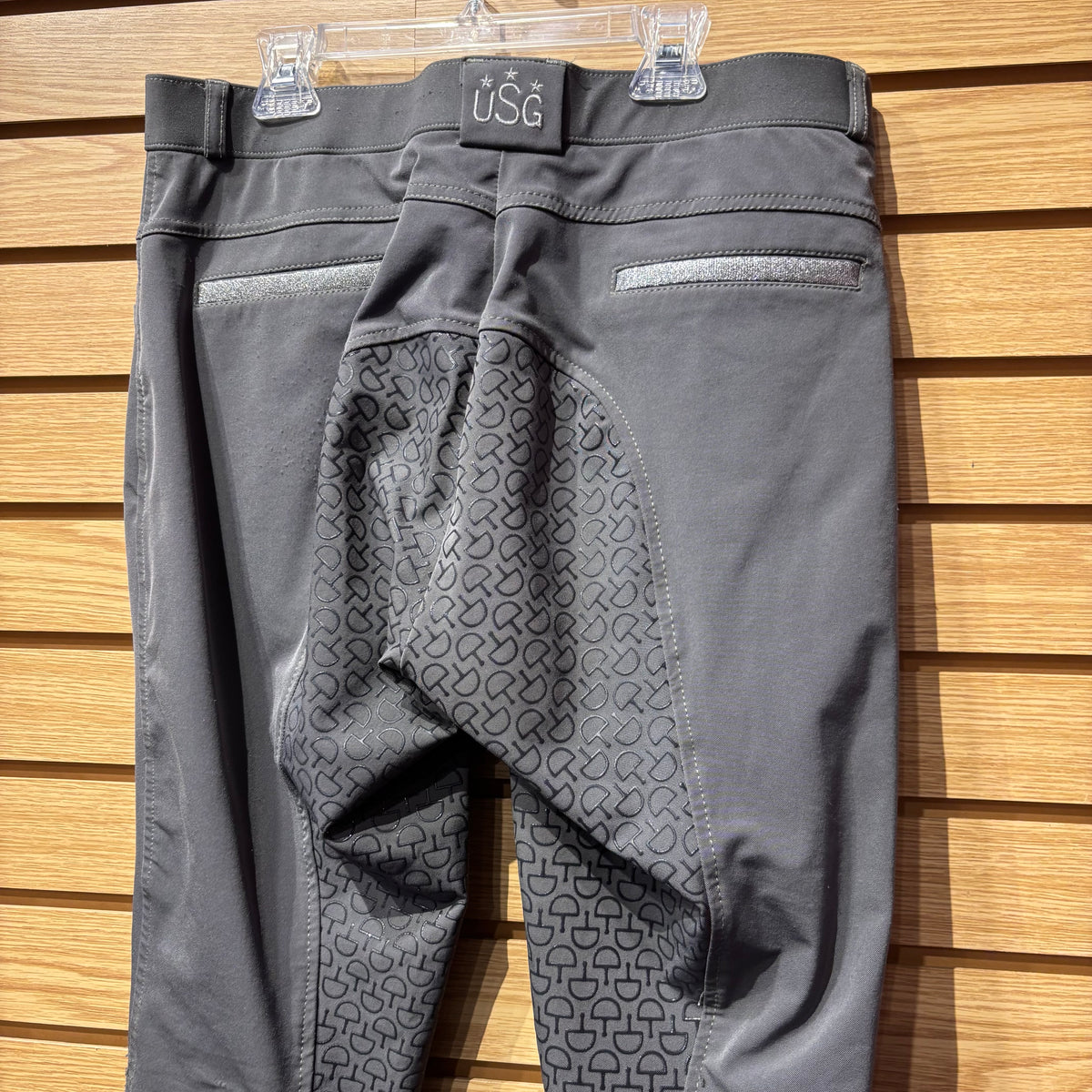 Used USG 32 Grey Full Seat Breeches