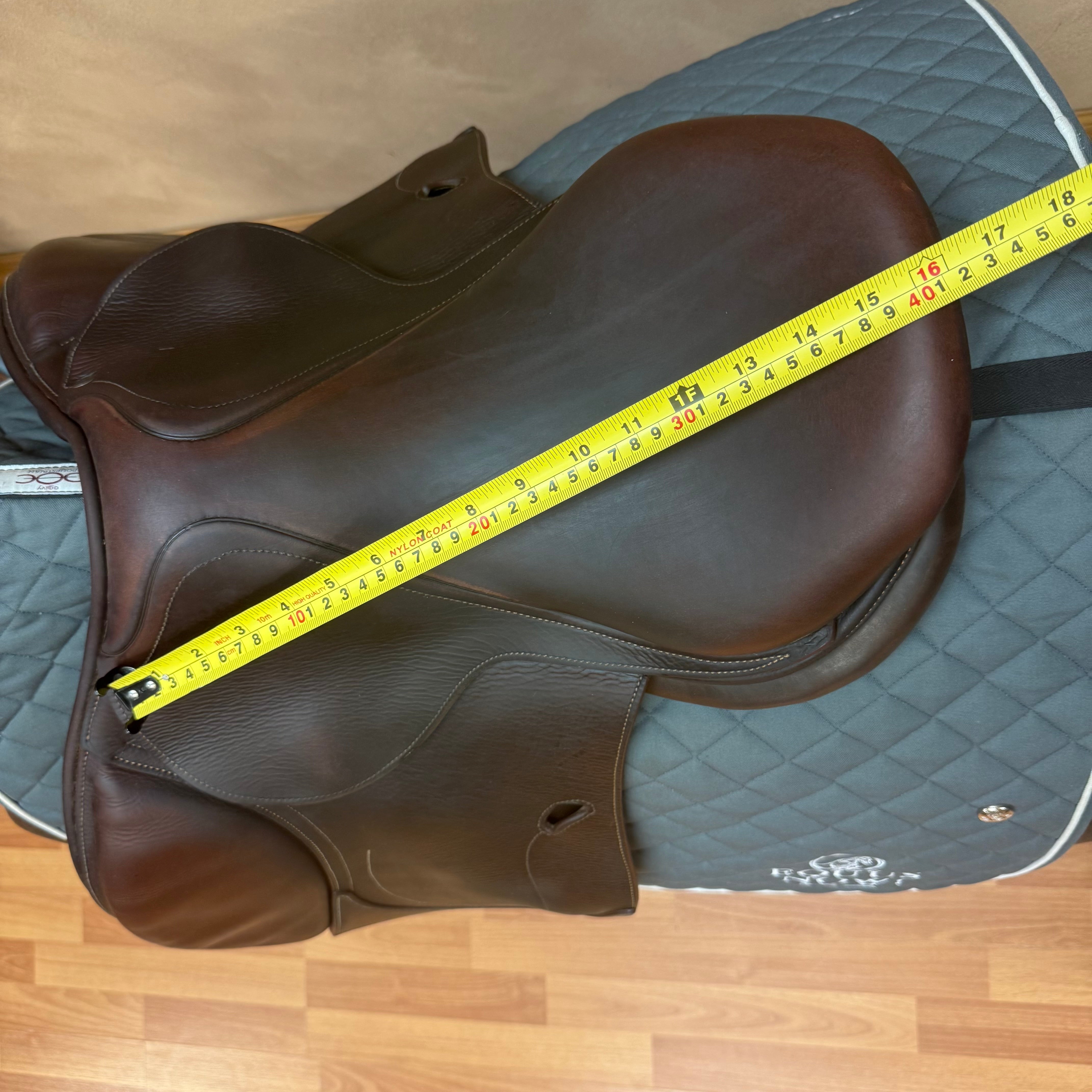 Used Antares Contact Jump Saddle 16.5" Medium Wide Tree