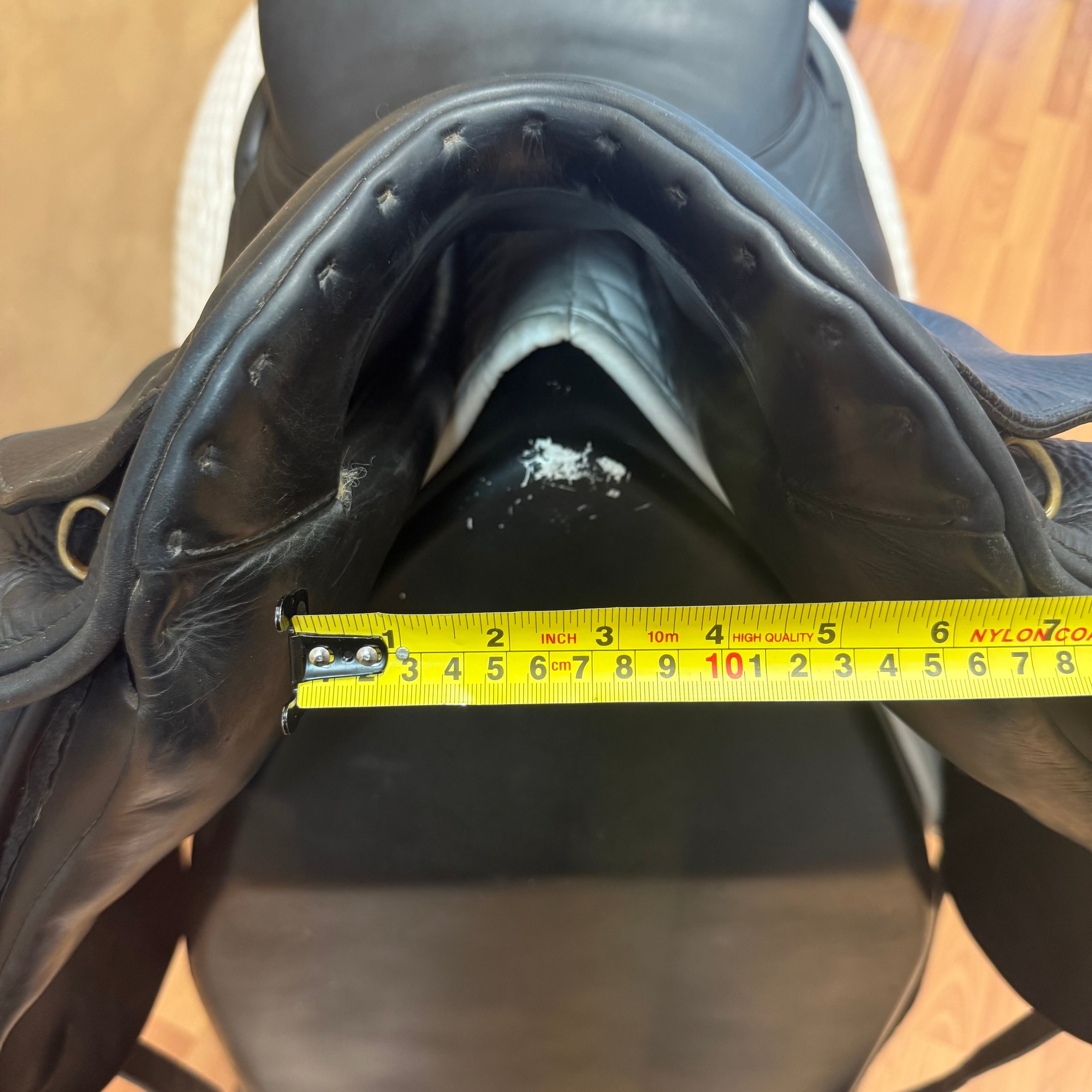 Used Schleese Custom Dressage Saddle 17" Medium Wide
