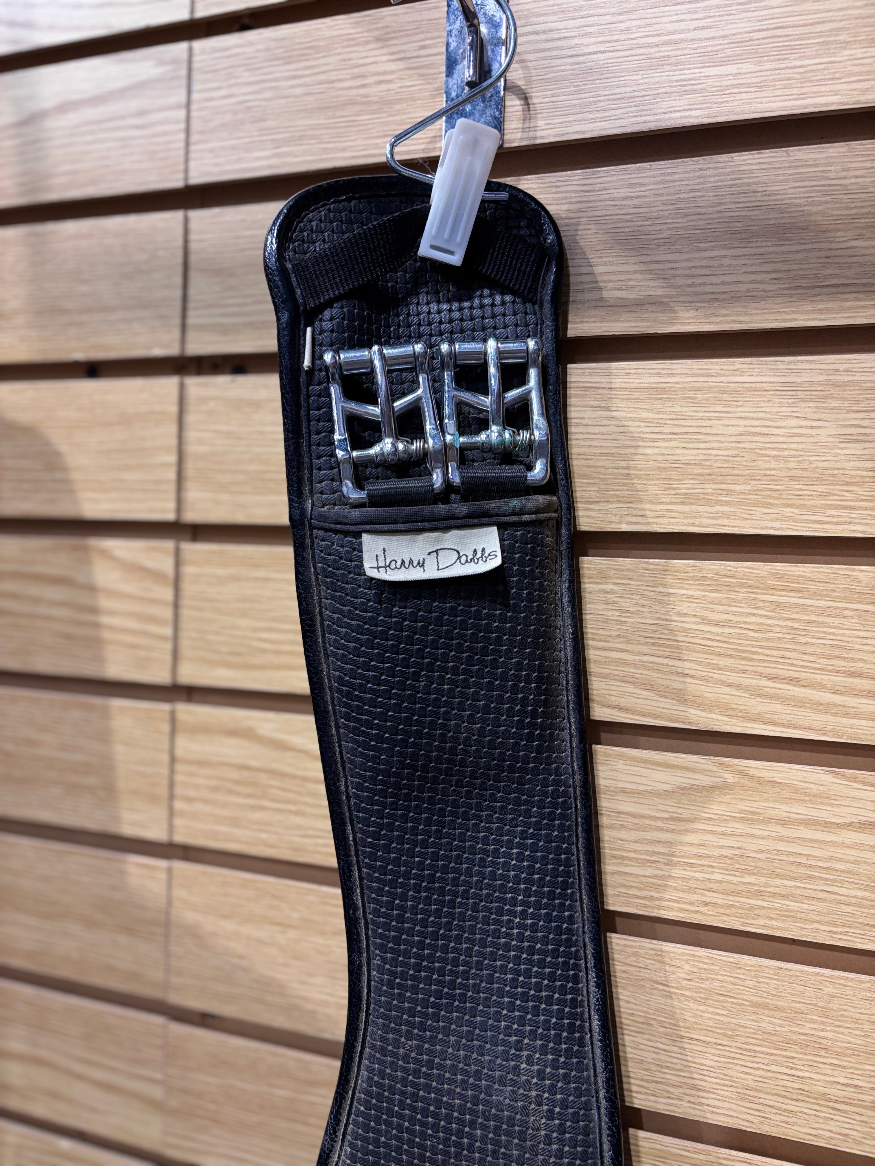 Used Harry Dabbs 26" Black Synthetic Dressage Girth