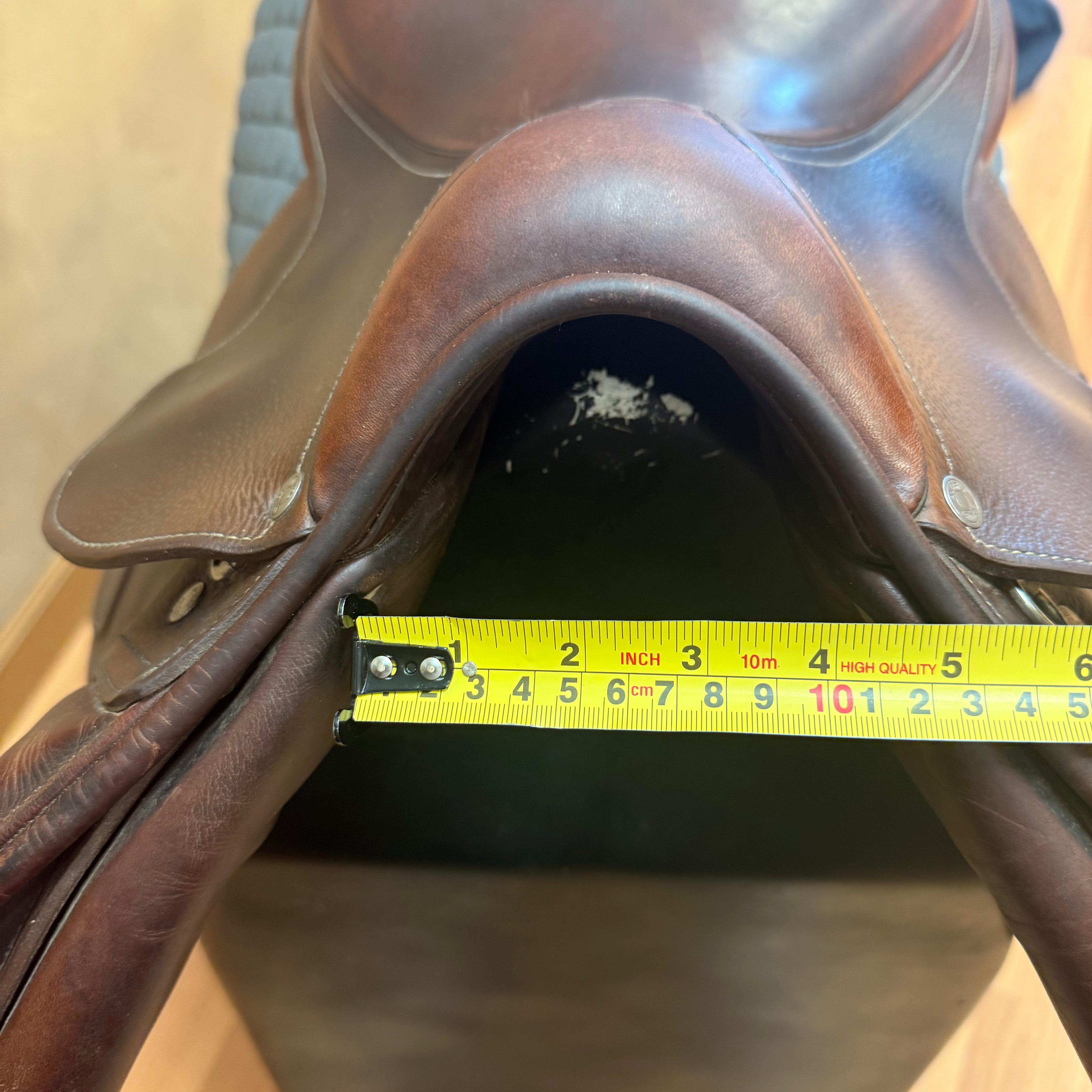 Used Antares Connexion Jump Saddle 17.5" Medium Wide Tree