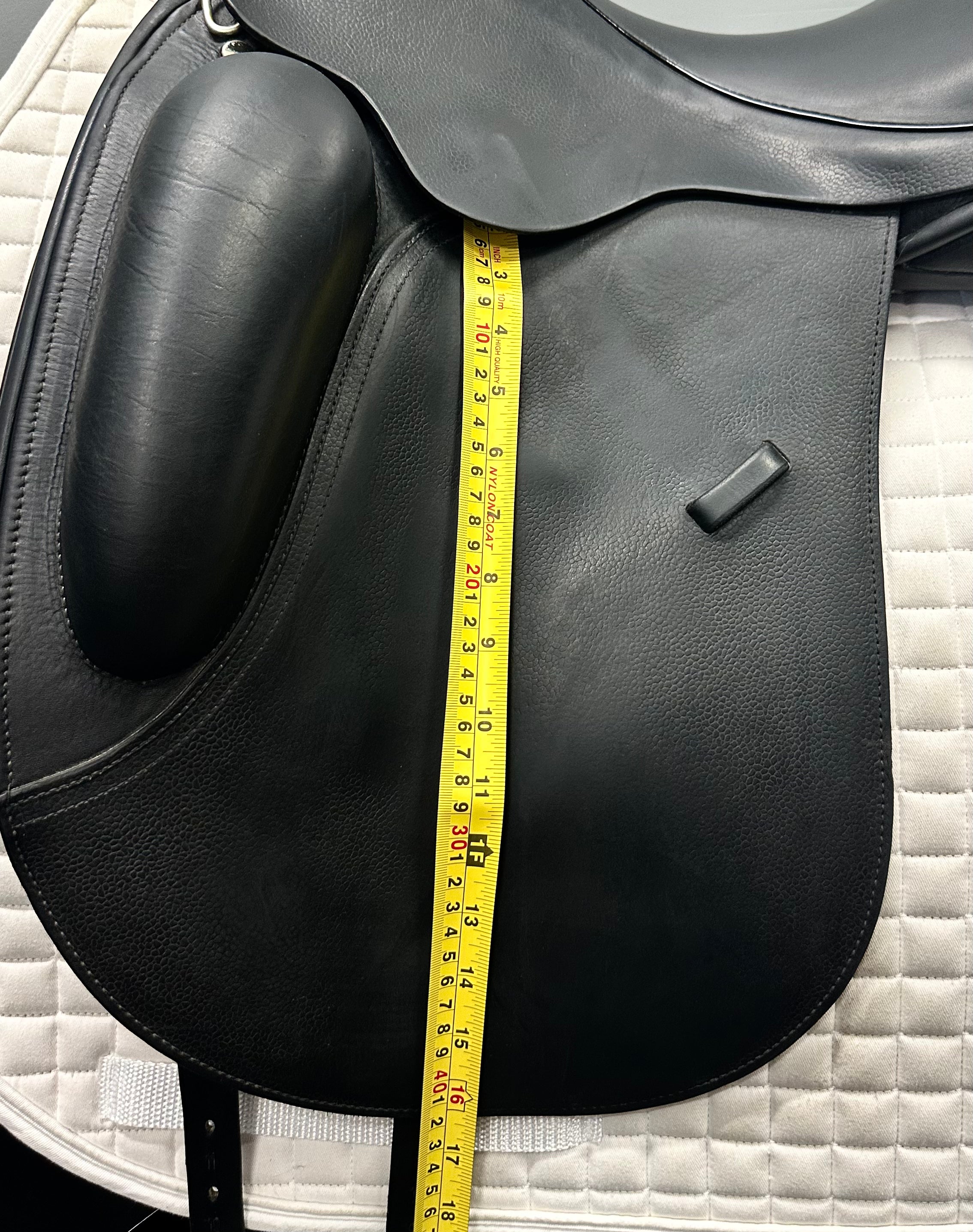 Used Trilogy Allegiance Dressage Saddle 17.5" Wide Tree
