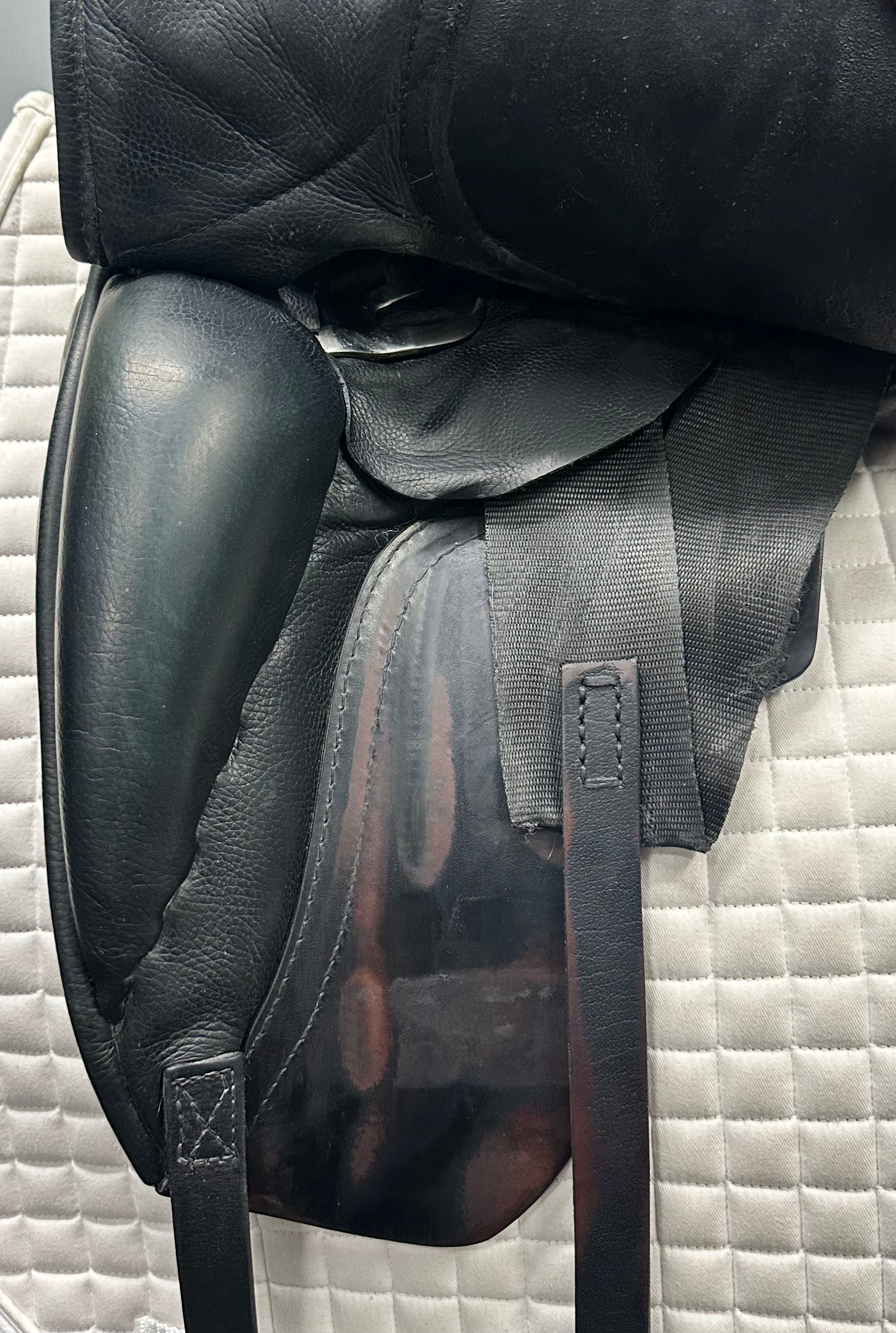 Used JRD Dressage Saddle 17 Wide Tree