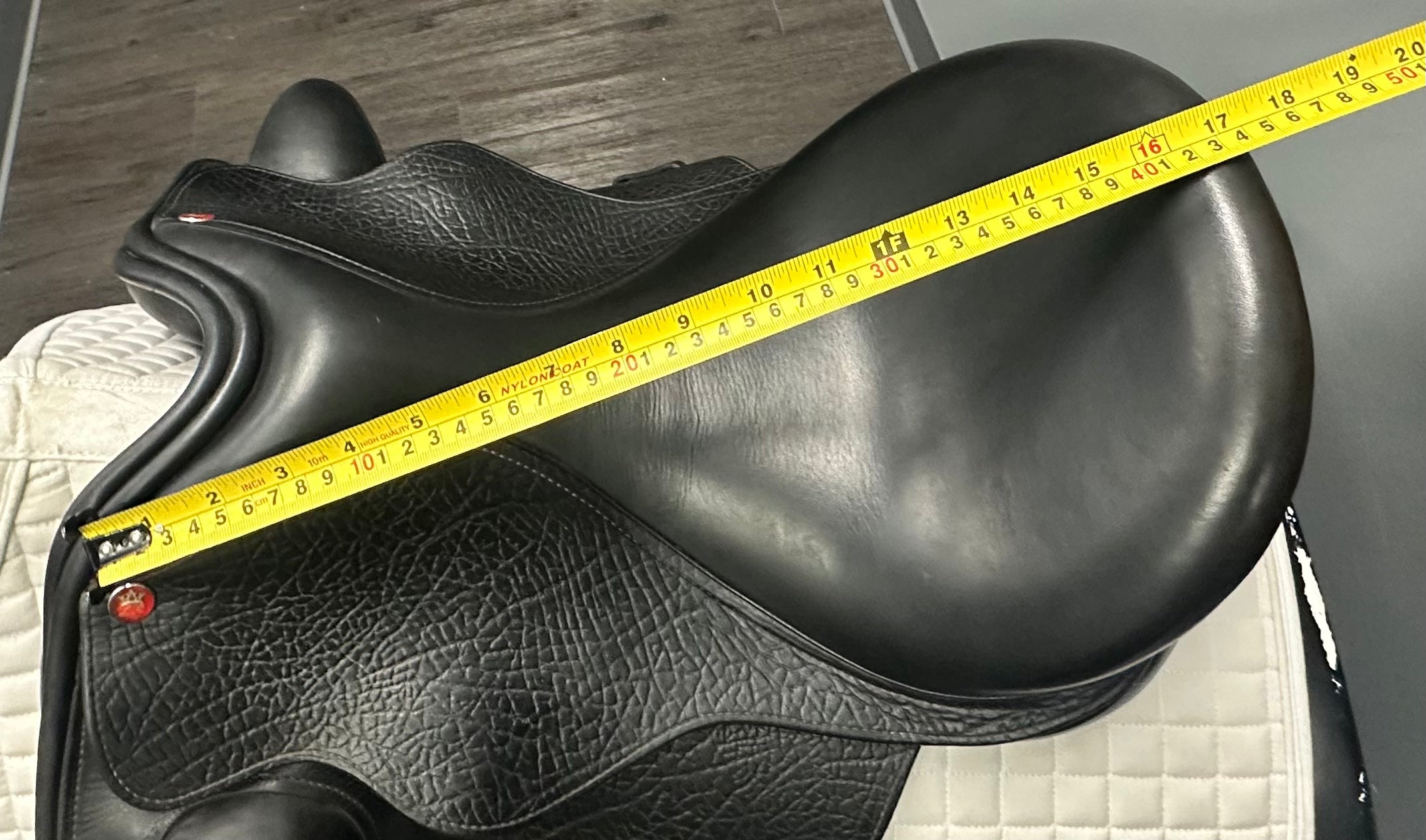 Used Lovatt & Ricketts Dressage Saddle 17.5 Wide Tree