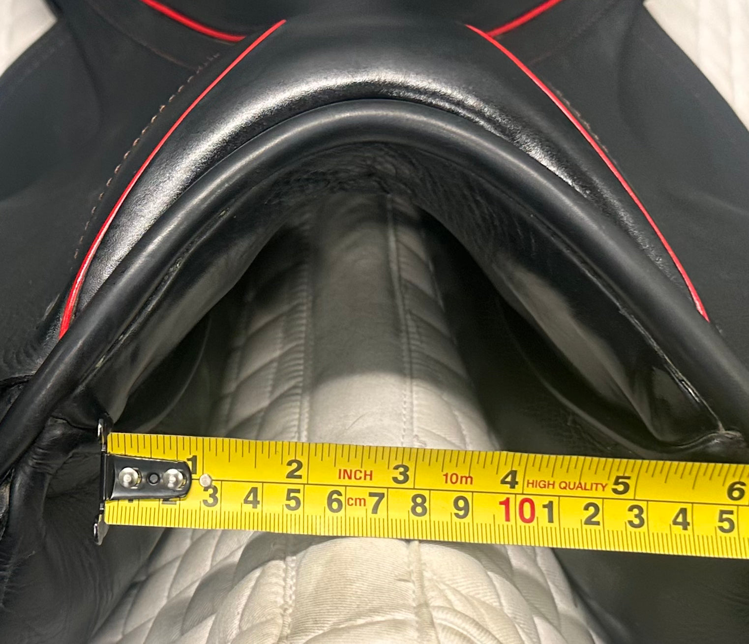 Used Custom Dressage Saddle 18 Wide Tree