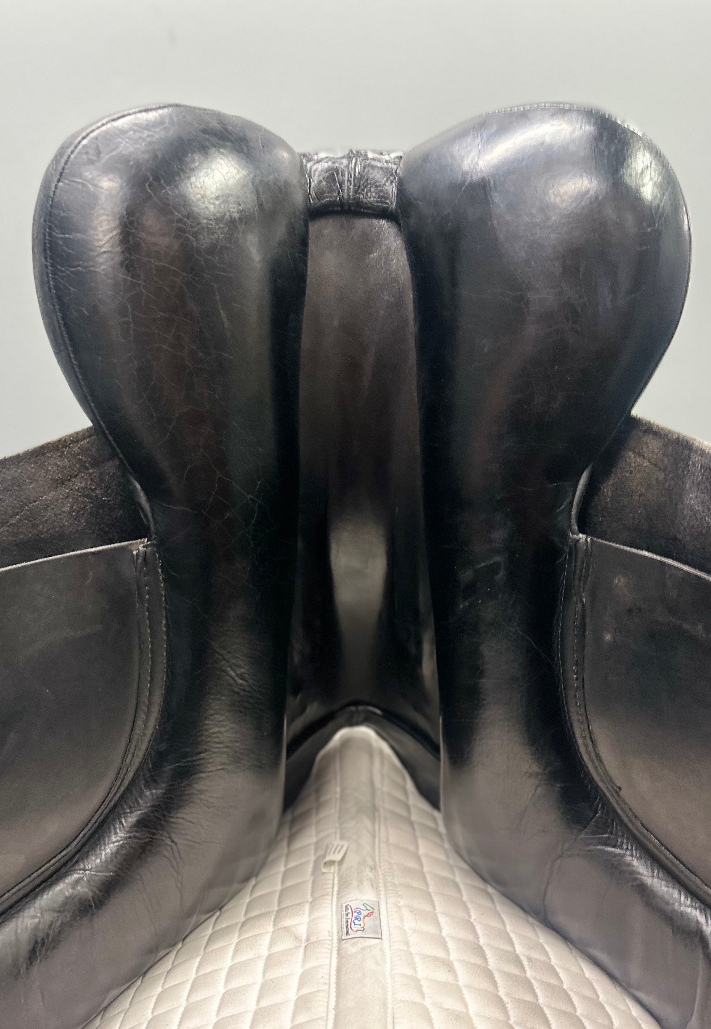 Used Custom Dressage Saddle 18" Medium Tree