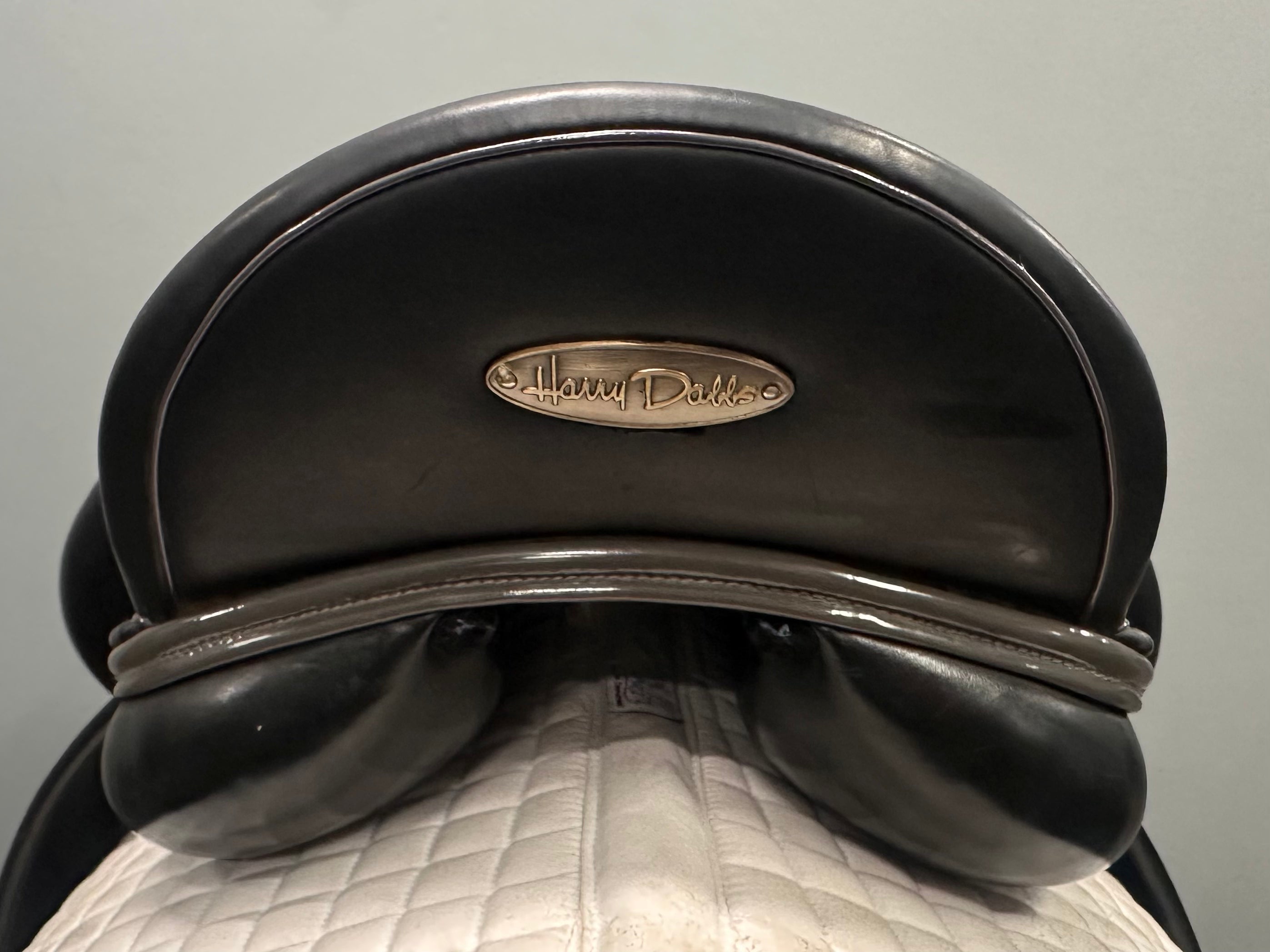 Used Henry Dabbs Dressage Saddle 17.5" Wide Tree