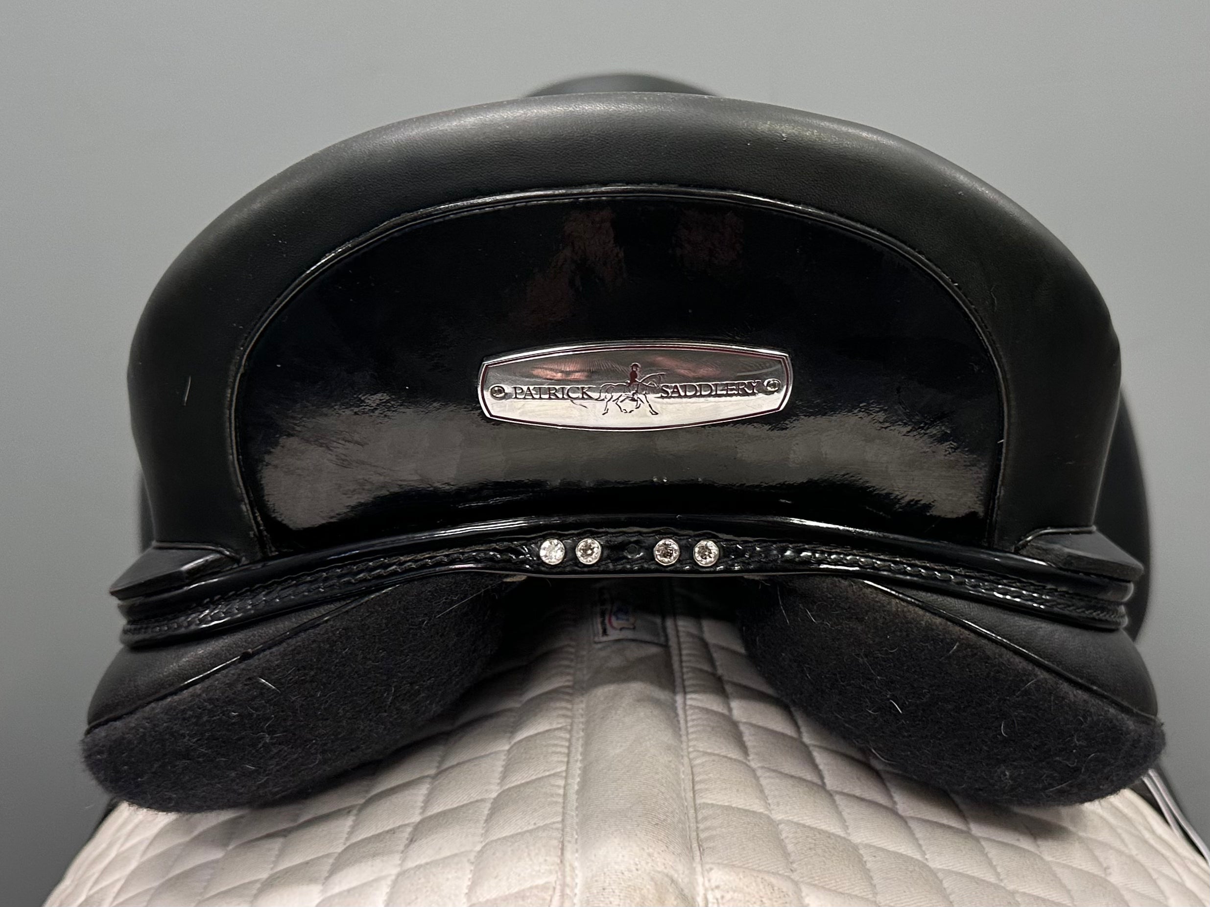 Used Patrick Saddlery Dressage Saddle 18" Medium-Wide Tree