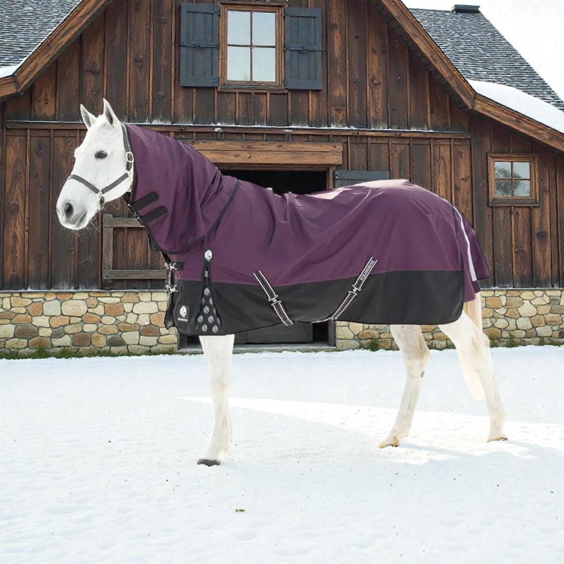 Equinavia Thunder 360 Detachable Neck Heavy Weight Turnout Blanket 300g