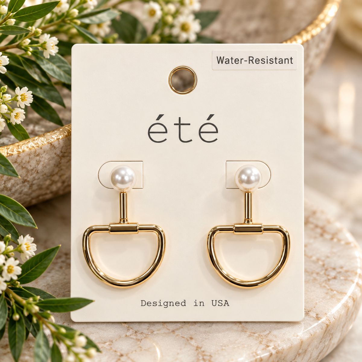 Ete Pearl Bit Earrings
