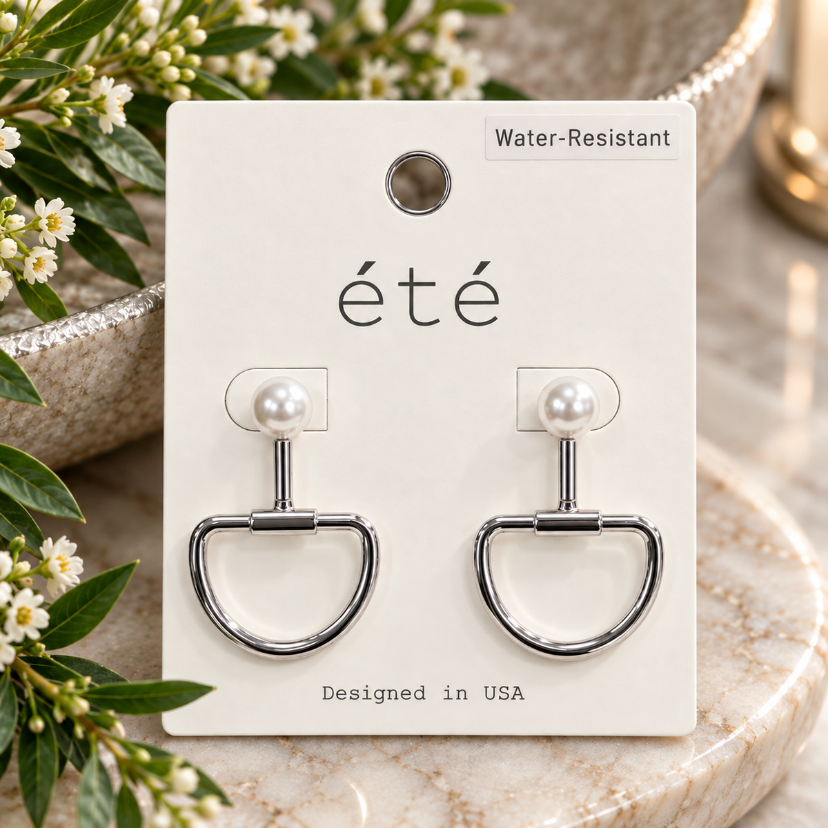 Ete Pearl Bit Earrings