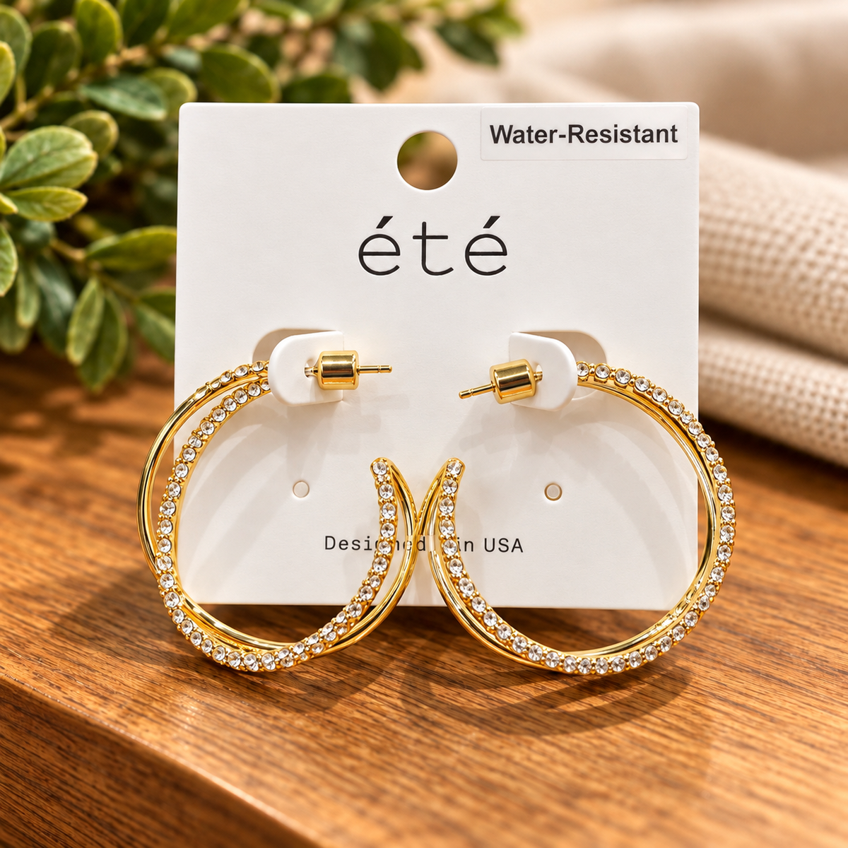 Ete Double Hoop Earring
