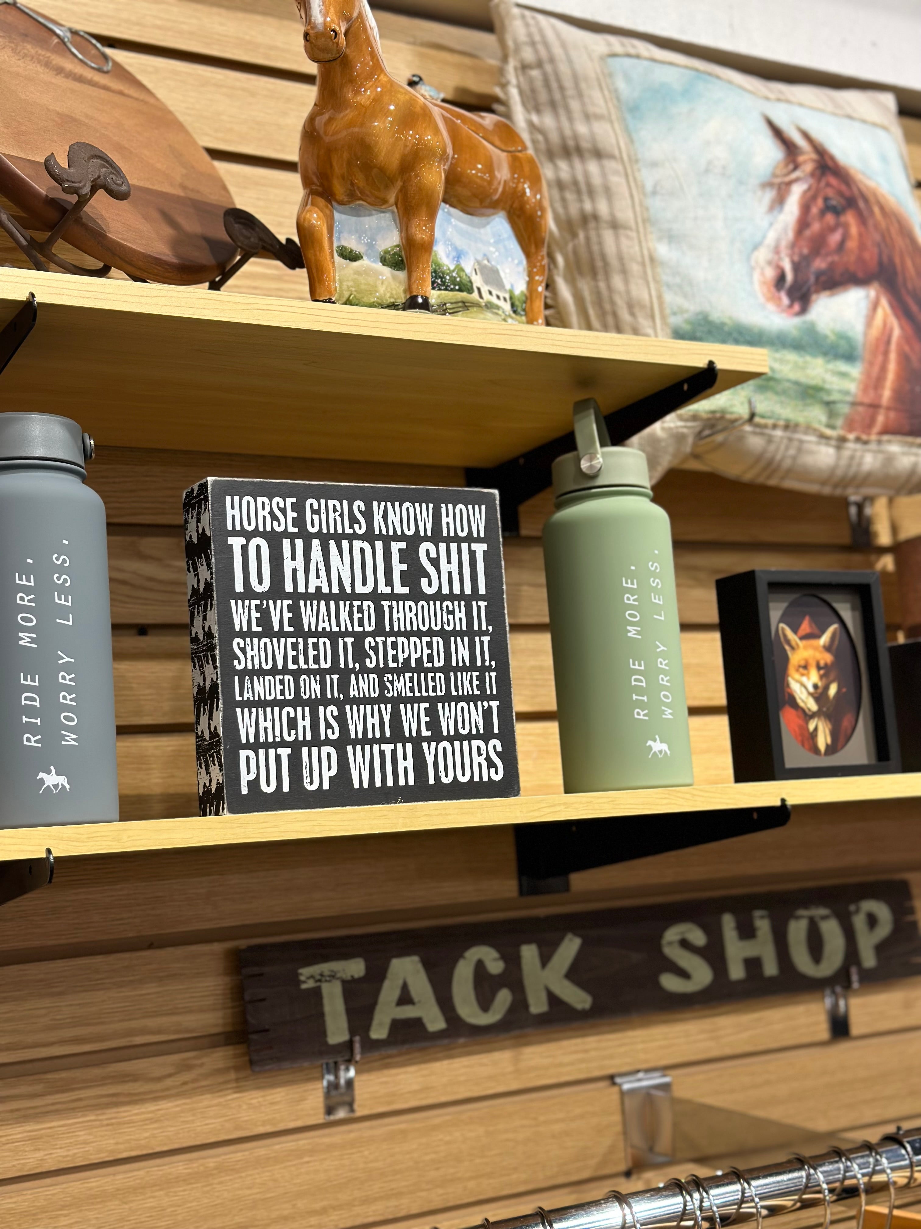Horse Girls Box Sign