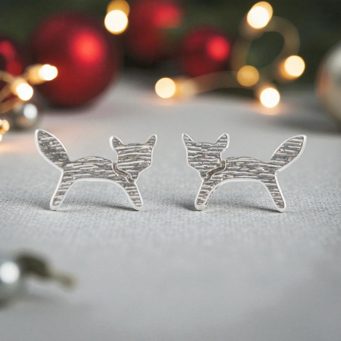 Foxy Studs Silver