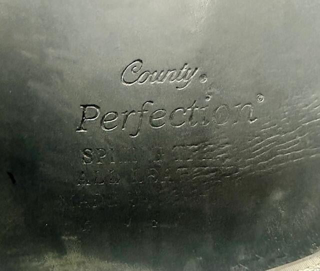 Used County Perfection Dressage Saddle 18" Medium Wide