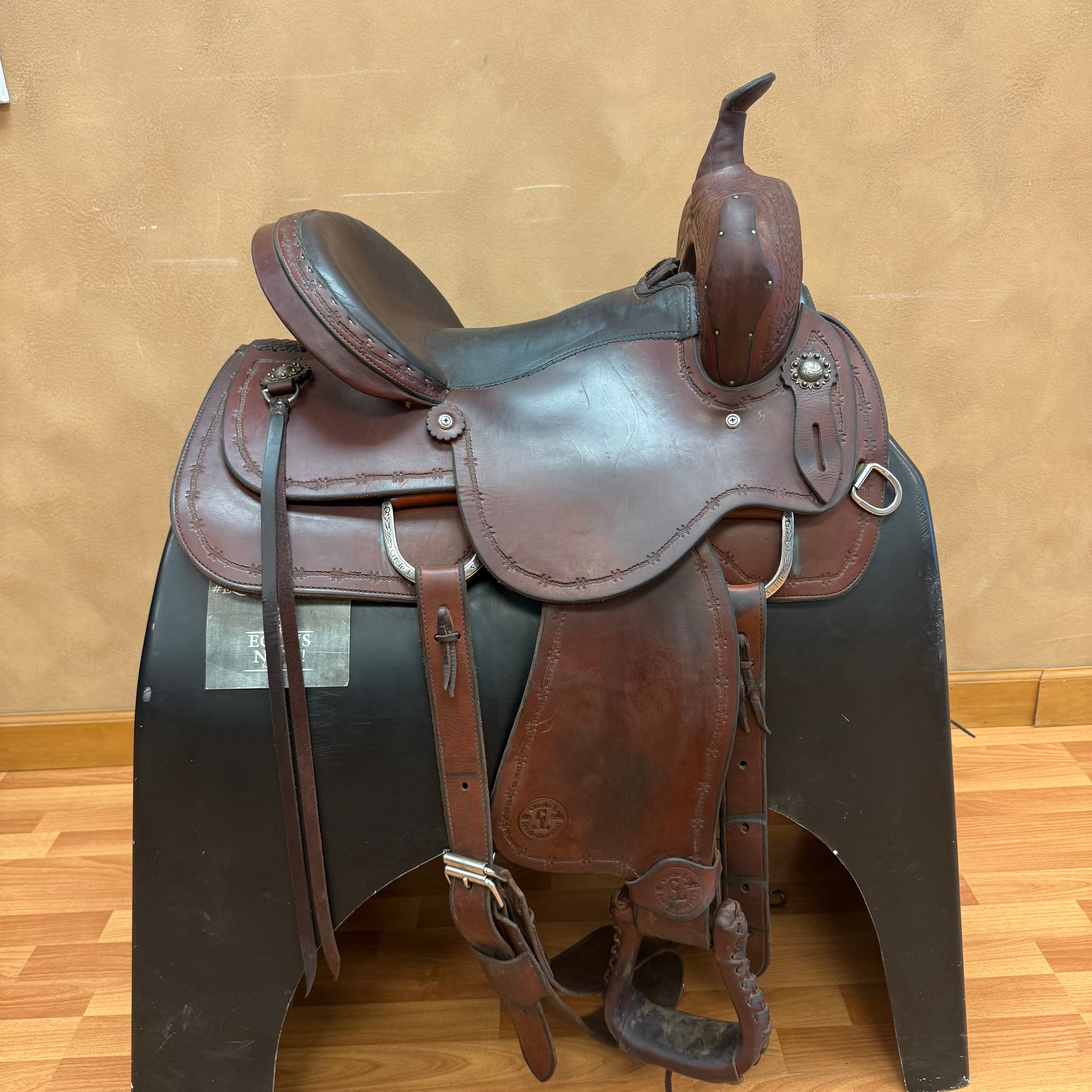 Used Circle L Ranch Western Saddle 15"